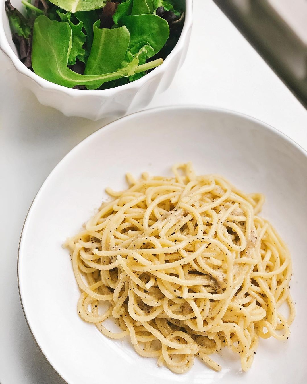 Three Ingredient Cacio e Pepe Pasta
