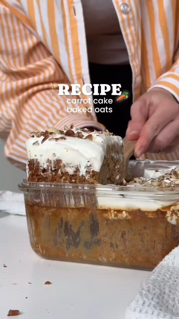 Carrot Cake Baked Oats