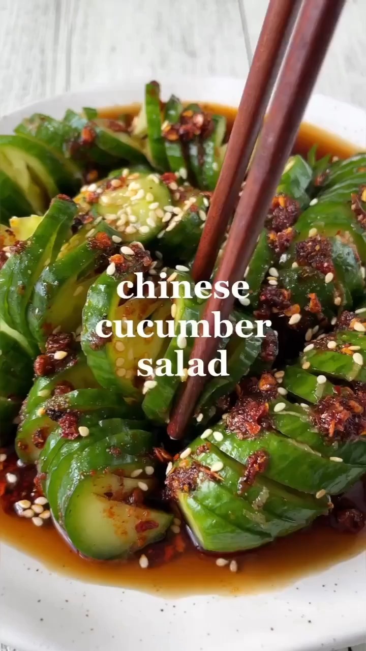 Vegan Chinese Cucumber Salad