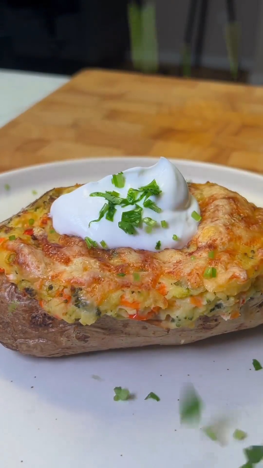 Vegan Double Baked Potatoes