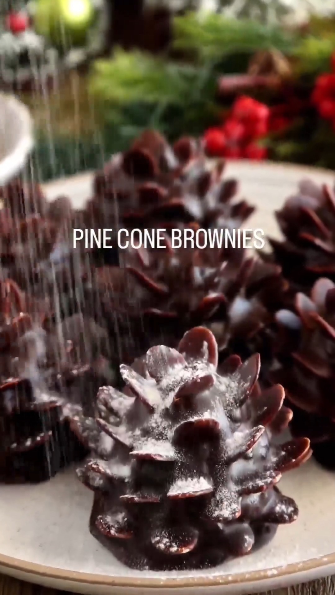 Gluten-Free Vegan Pine Cone Brownies