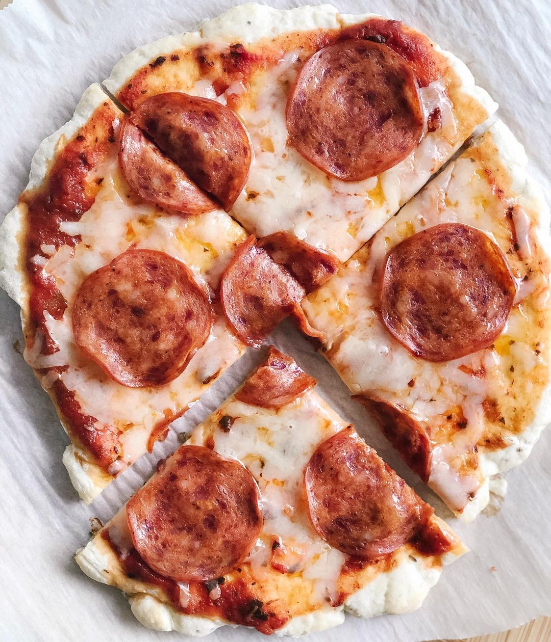 Easy Flatbread Pizza with Yogurt Dough