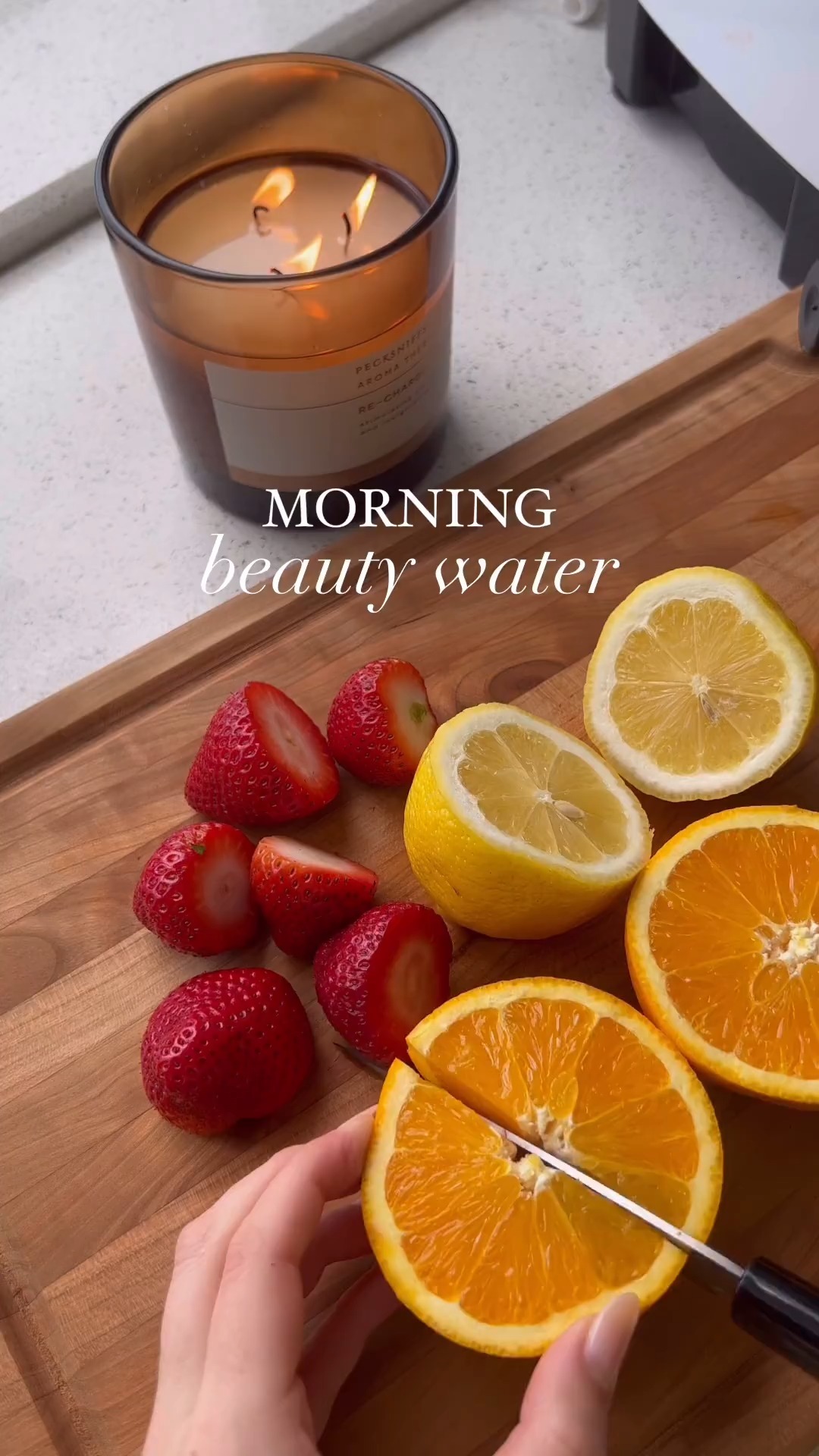 Strawberry Lemon Orange Beauty Water