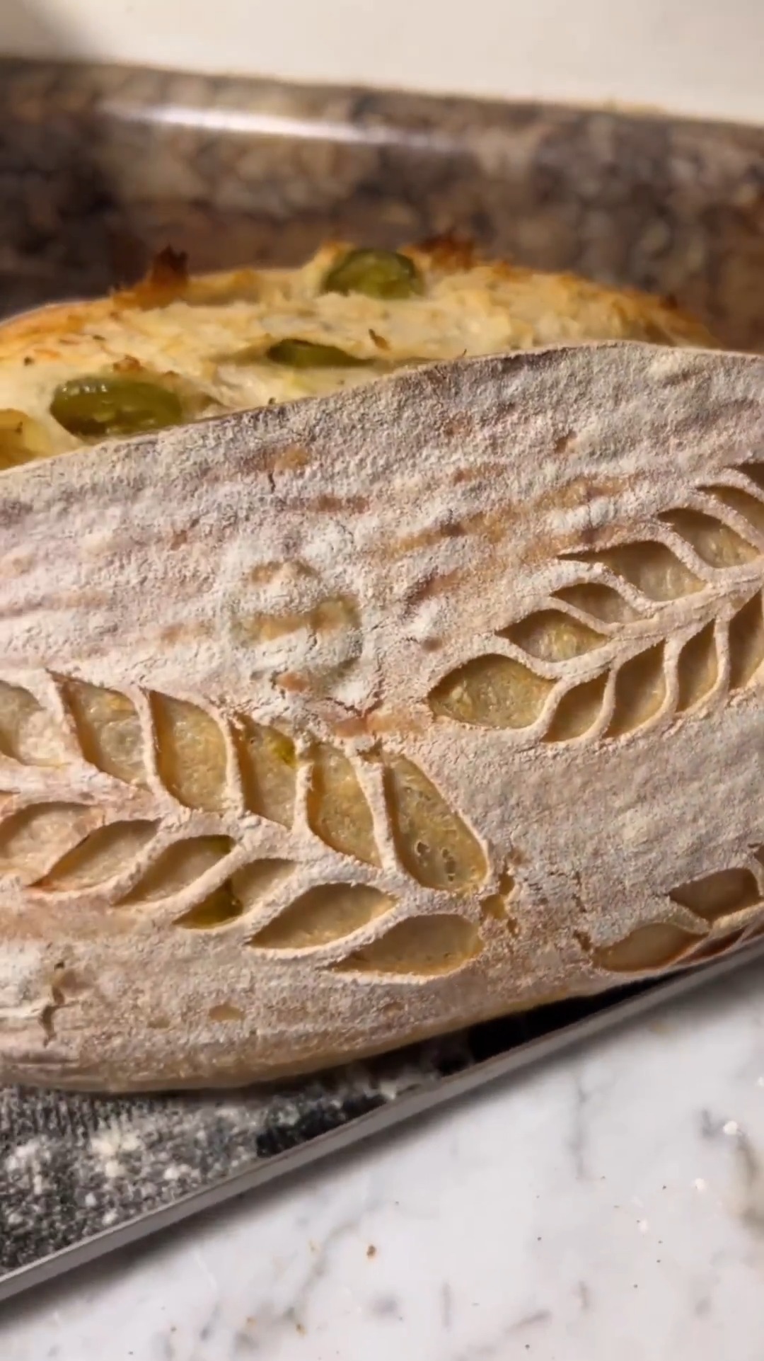 Vegan Jalapeno Cheese Sourdough Bread