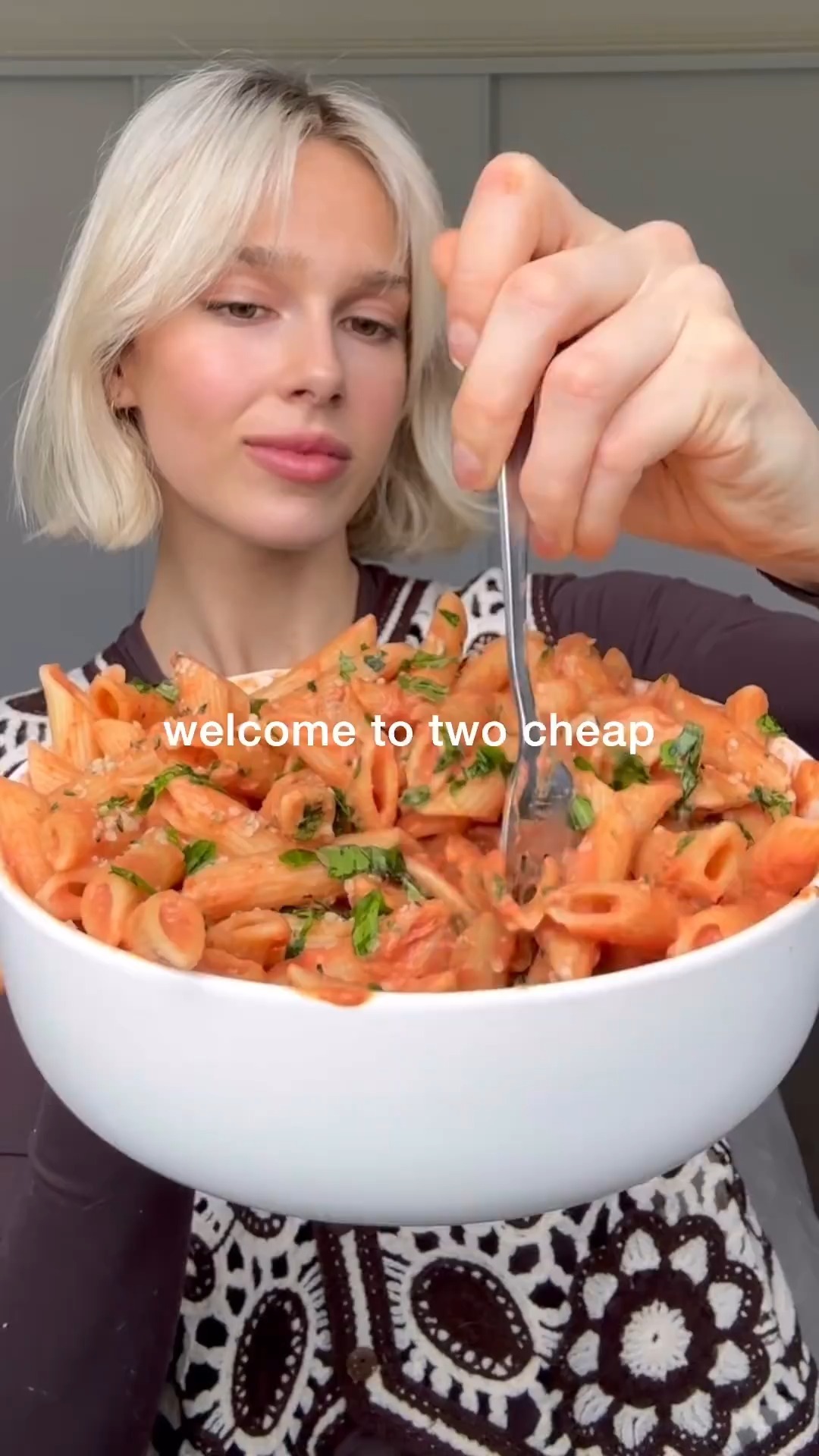 Creamy Tomato Tofu Pasta