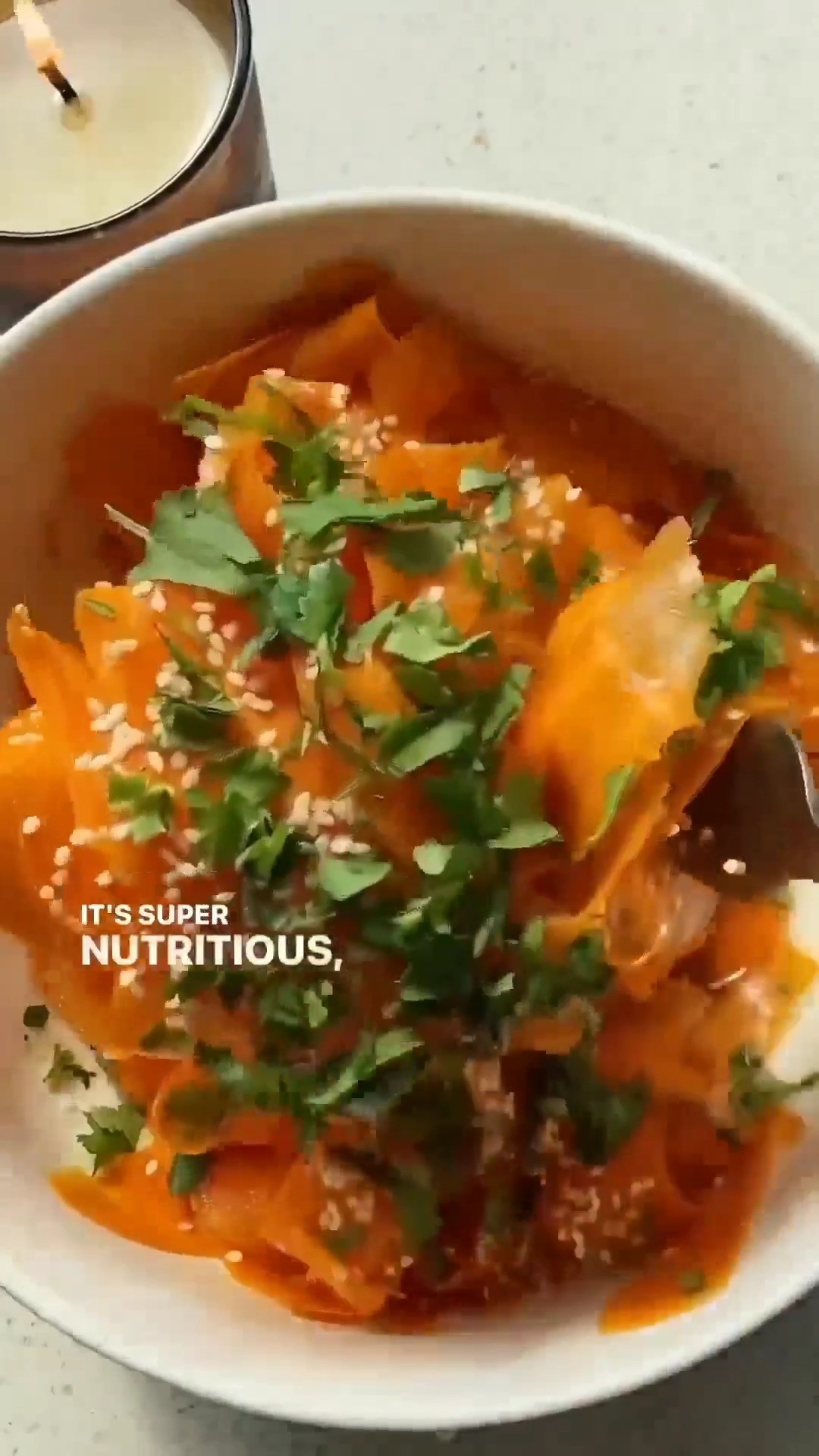 Viral Raw Carrot Salad