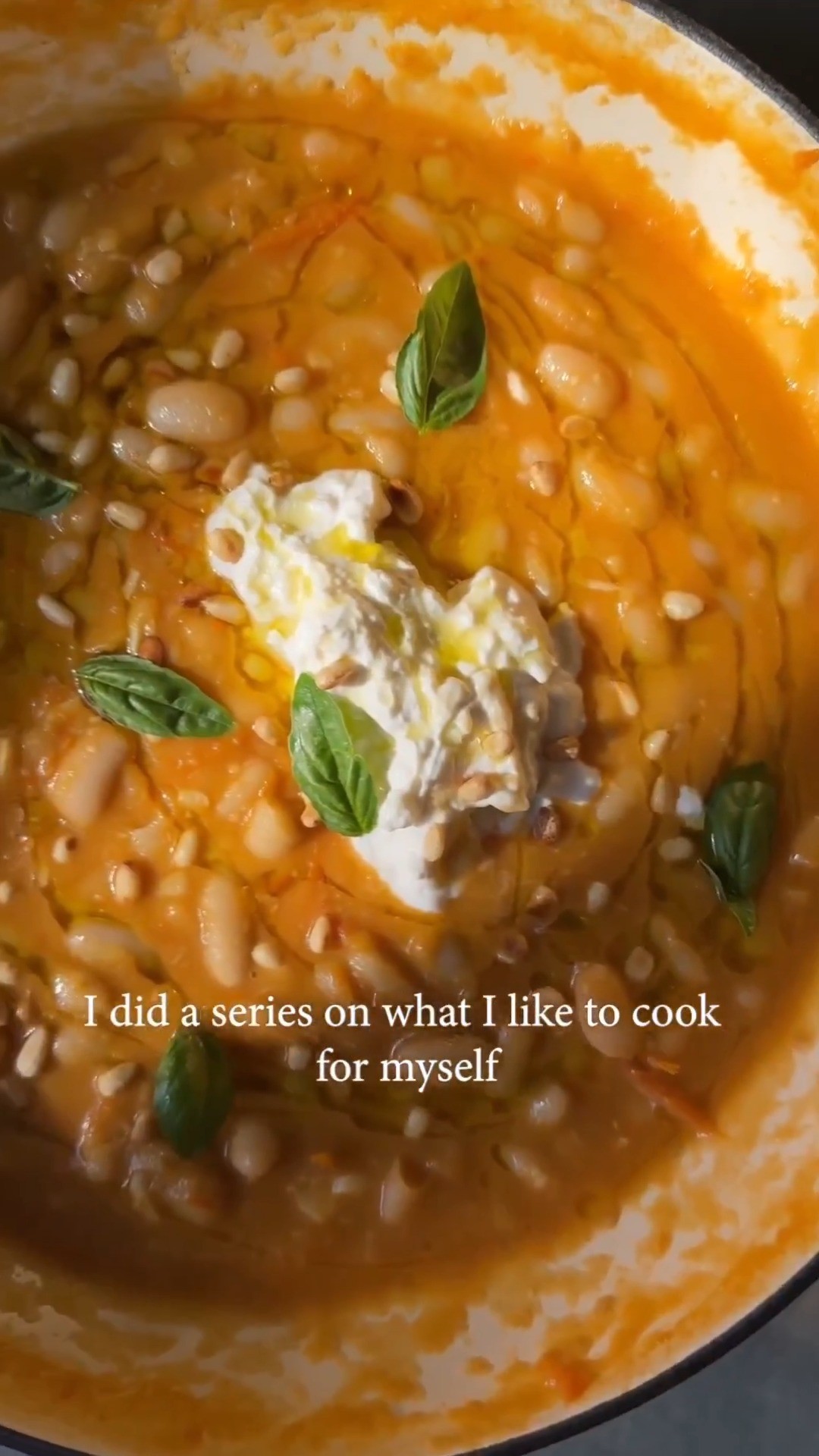 Braised Cannellini Beans in Cherry Tomato Sauce