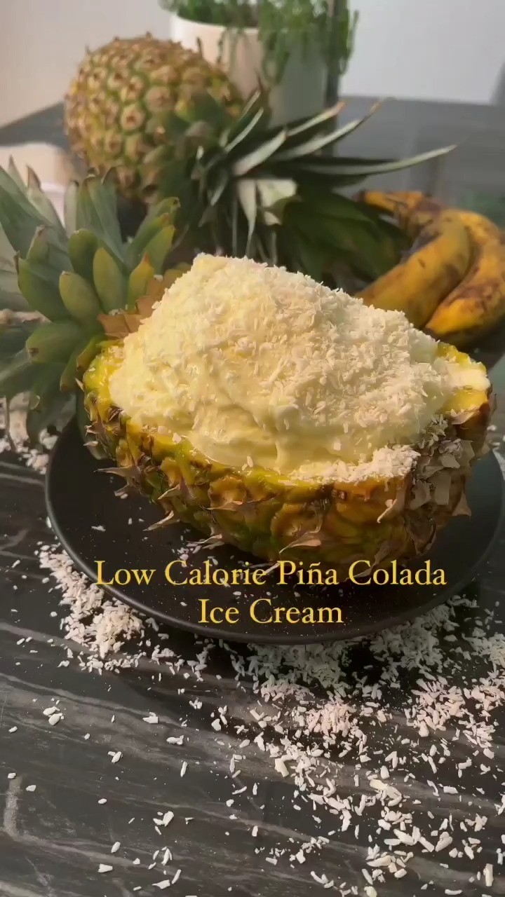 Summer Pineapple Banana Ice Cream