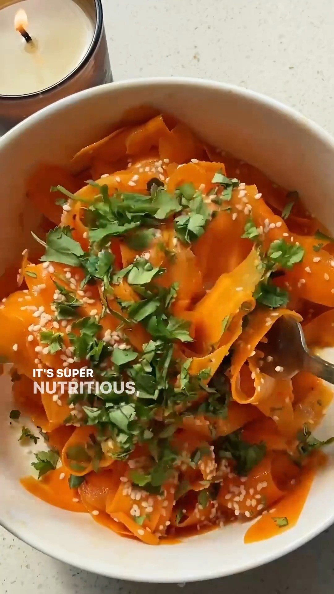 Viral Raw Carrot Salad