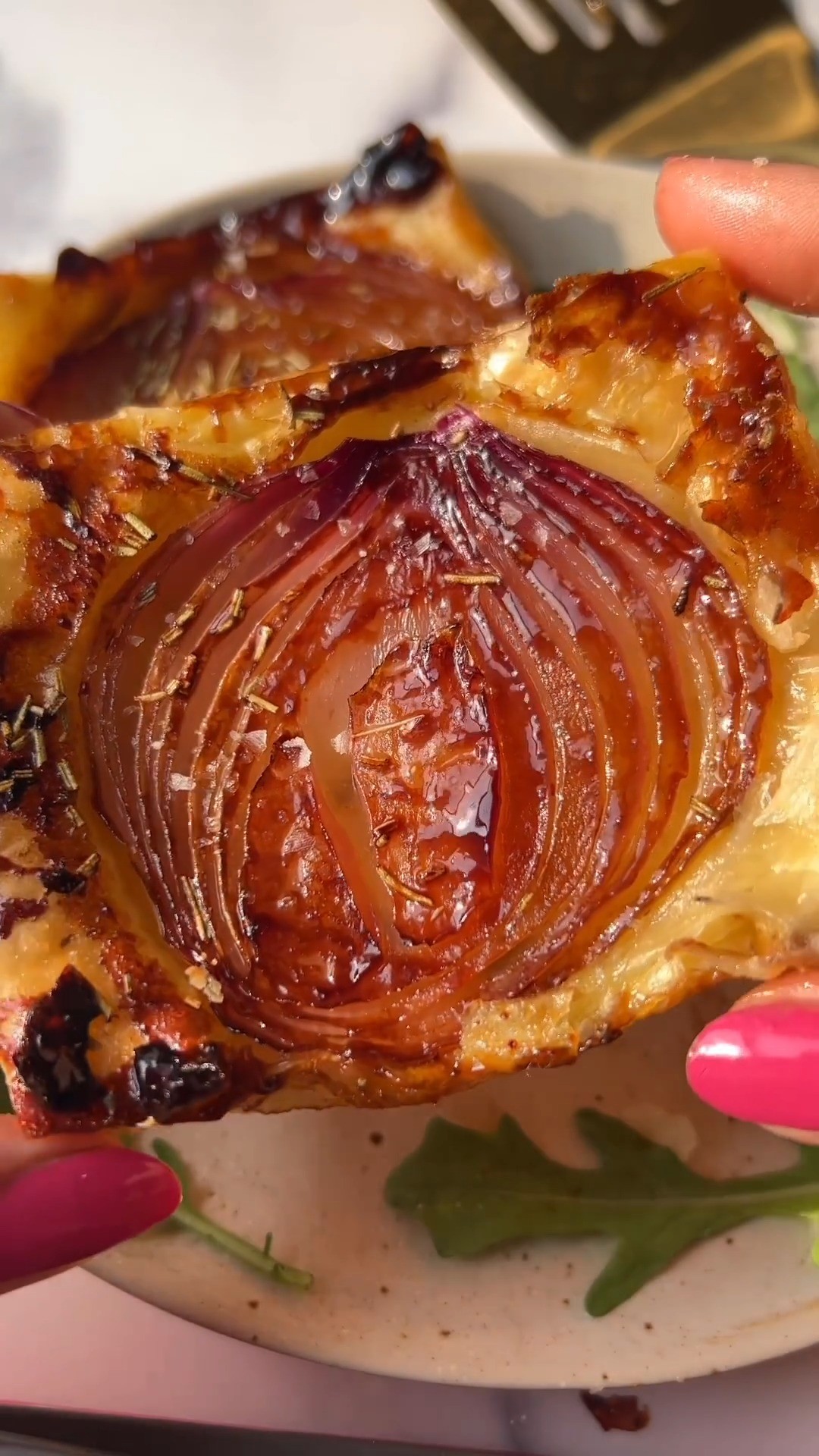Savory Onion Puff Pastry Snack