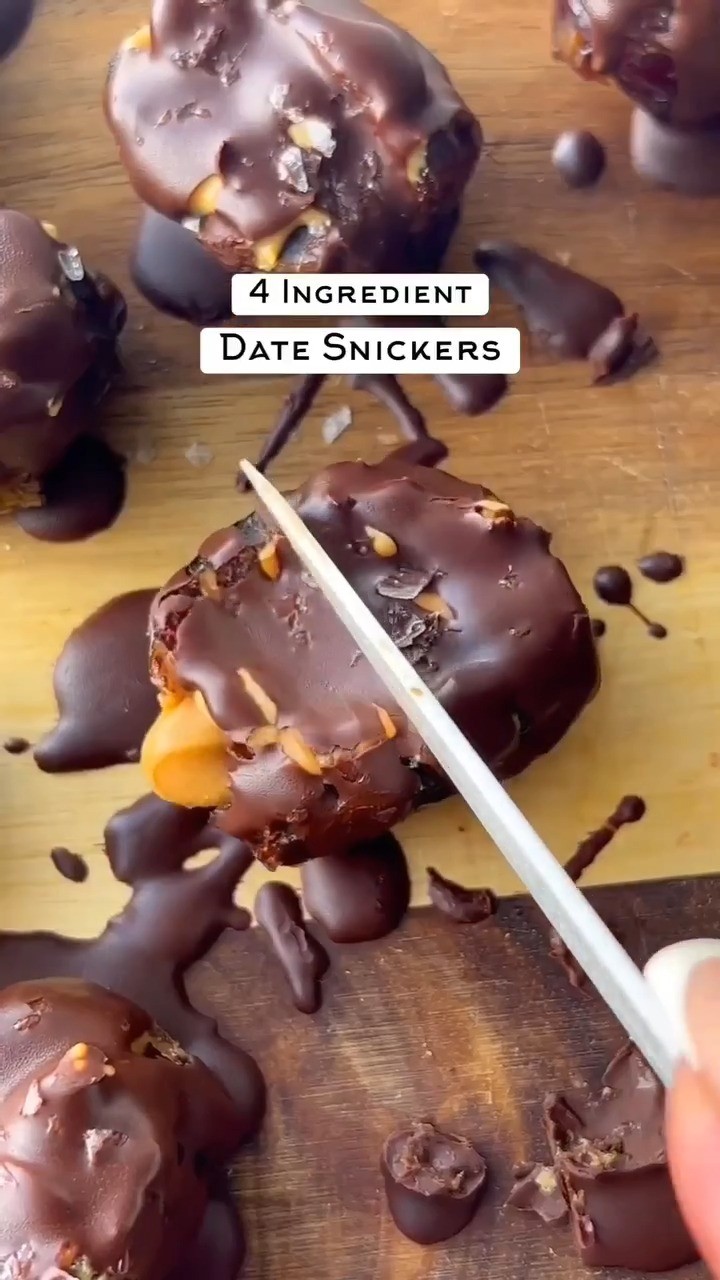 Vegan Date Snickers Treat