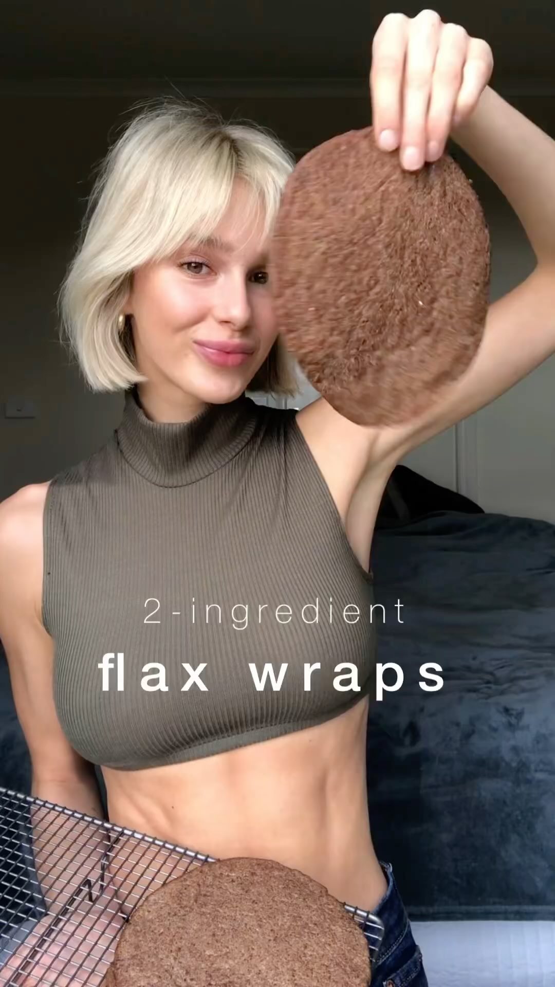 Vegan 2-Ingredient Flaxseed Wraps