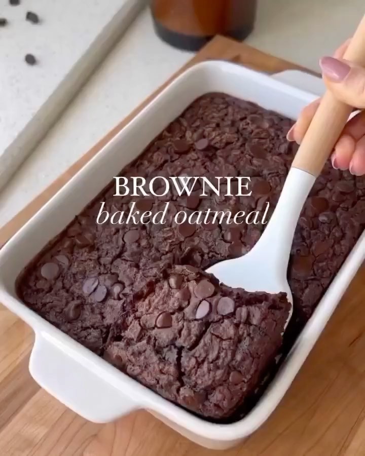 Vegan Brownie Baked Oatmeal