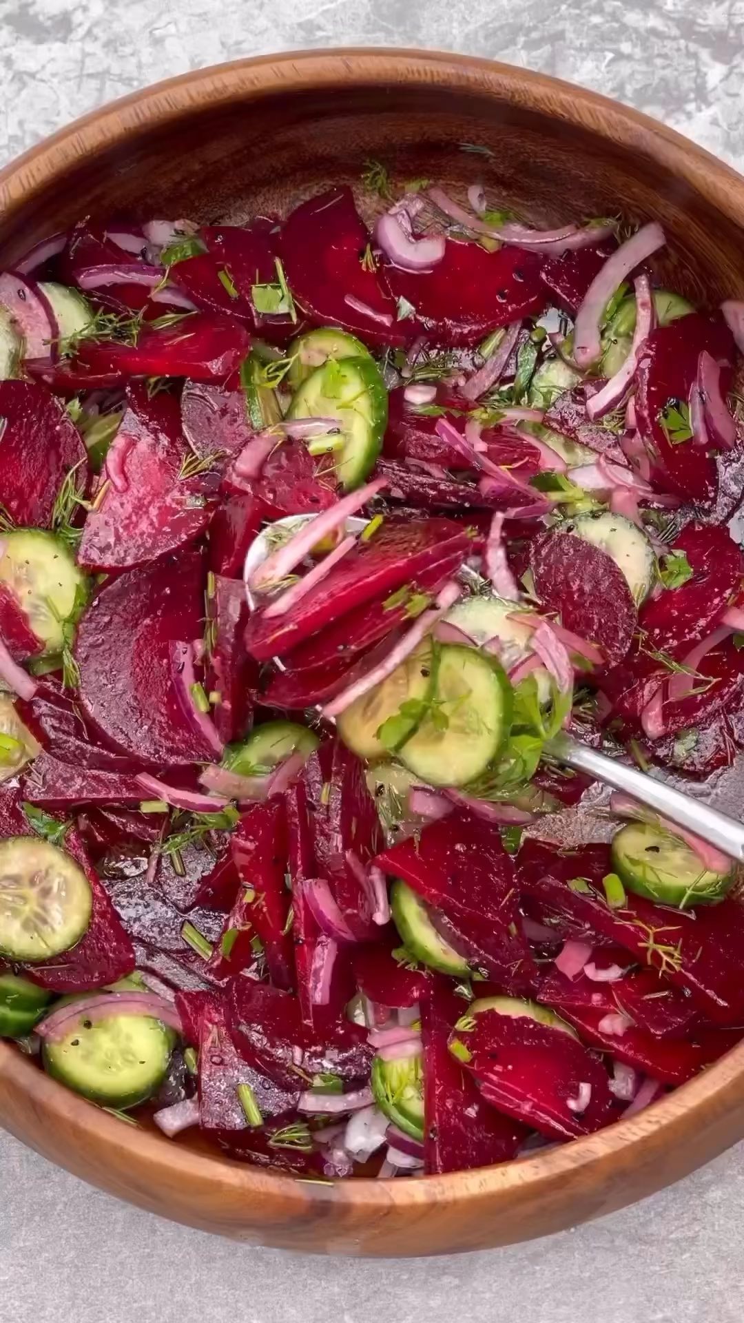 Cucumber and Beetroot Salad