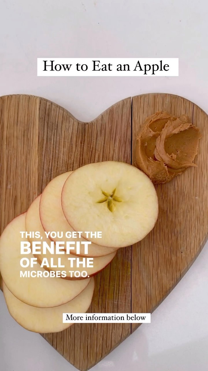 Sliced Apple with Almond Butter Snack