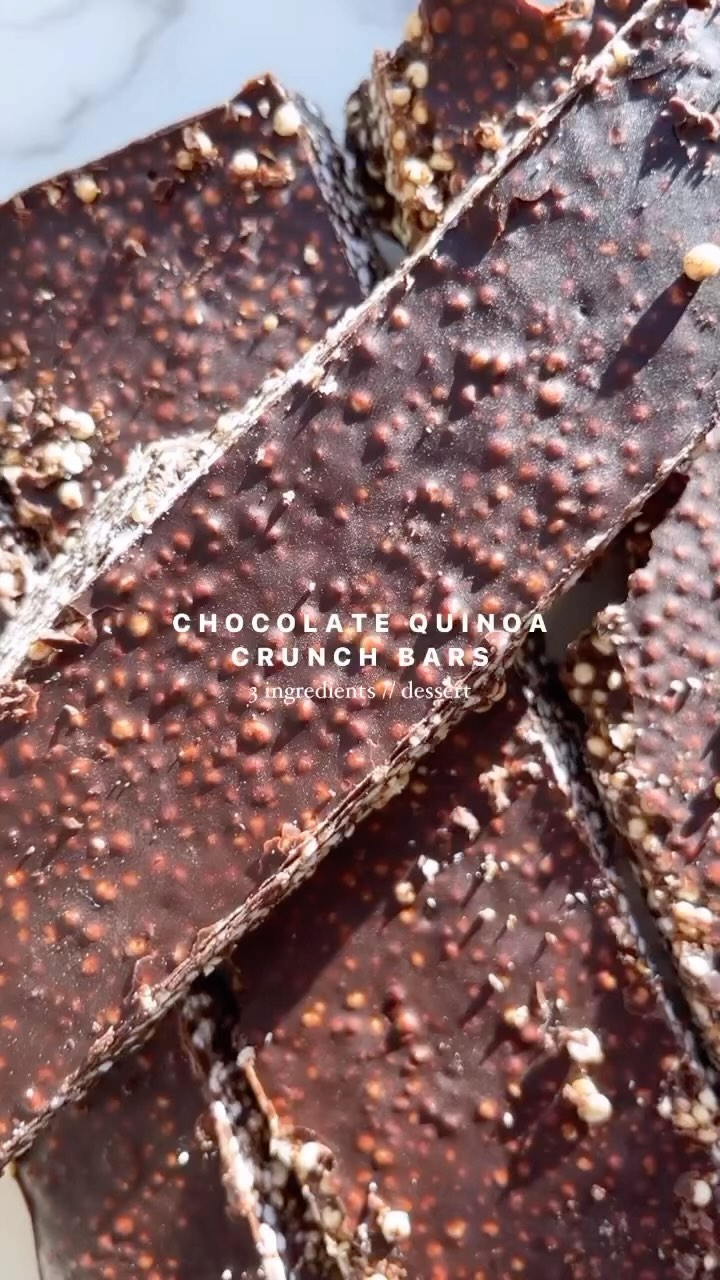 Crunchy Chocolate Quinoa Bark