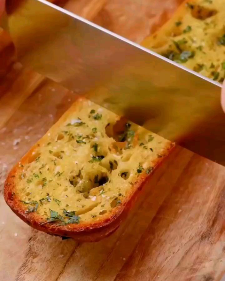 Herb Garlic Baguette and Roasted Eggplant Dip