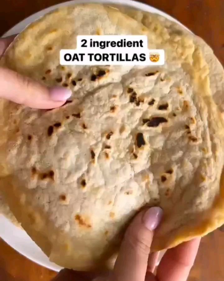 Gluten-Free Two-Ingredient Oat Tortillas