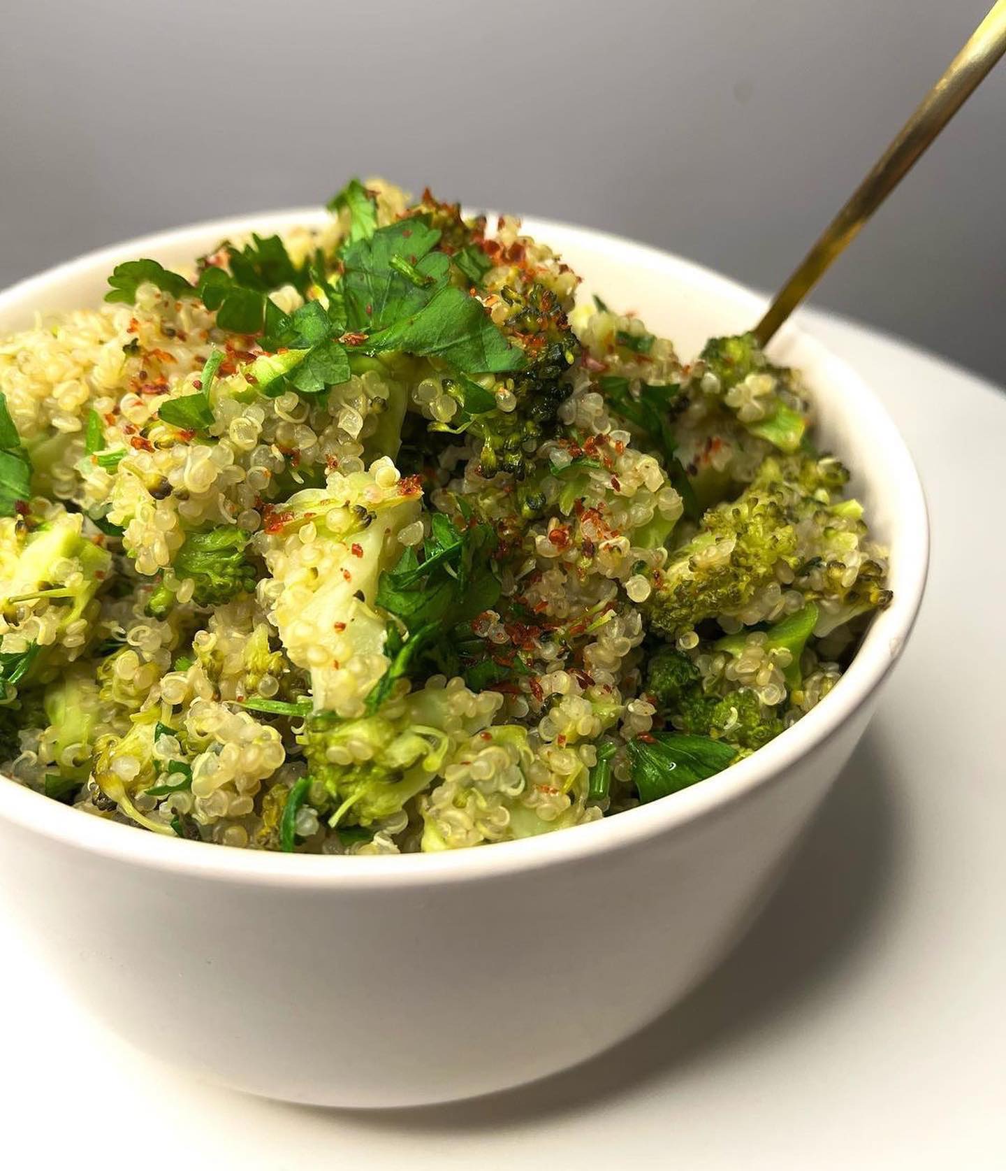 Broccoli and Garlic Quinoa Stir-Fry