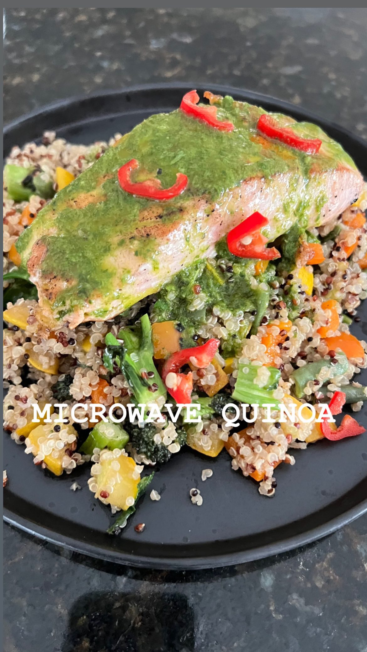 Quick Microwave Quinoa Preparation