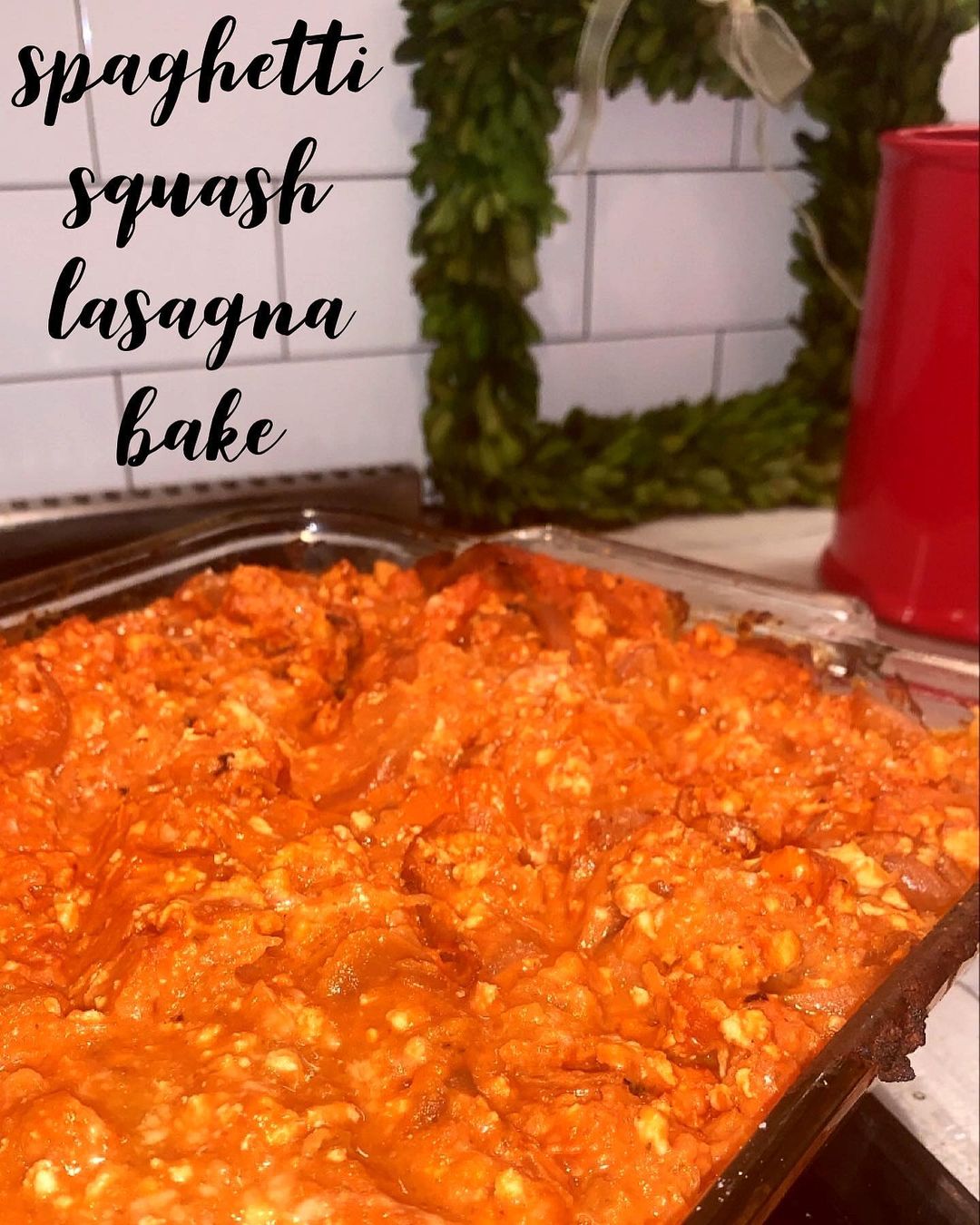 Spaghetti Squash Lasagna with Chicken