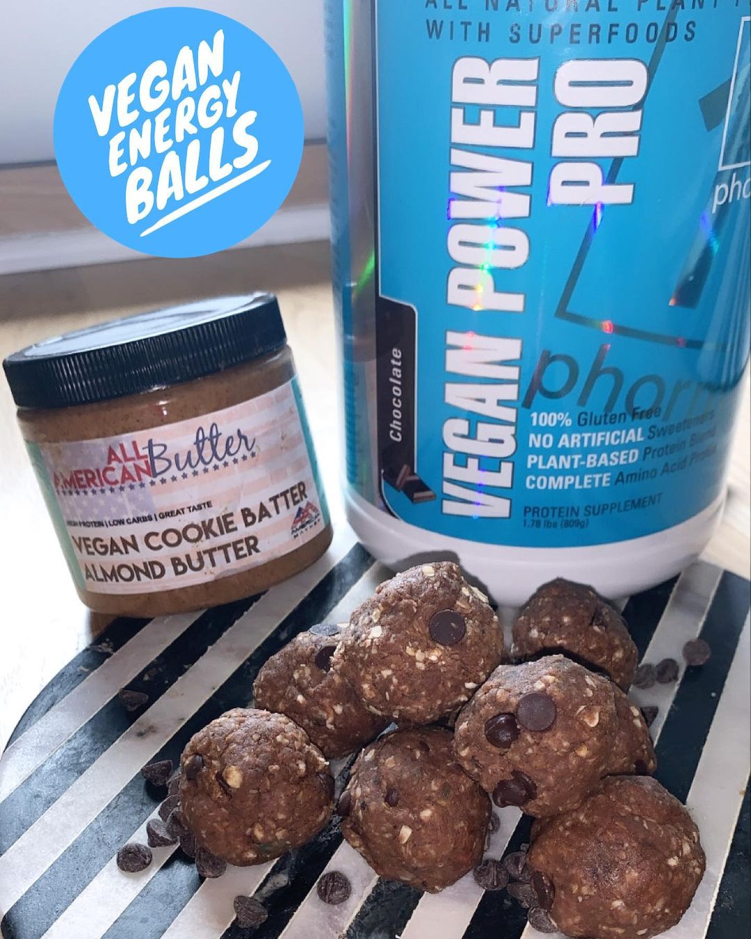 Vegan Cookie Dough Protein Balls