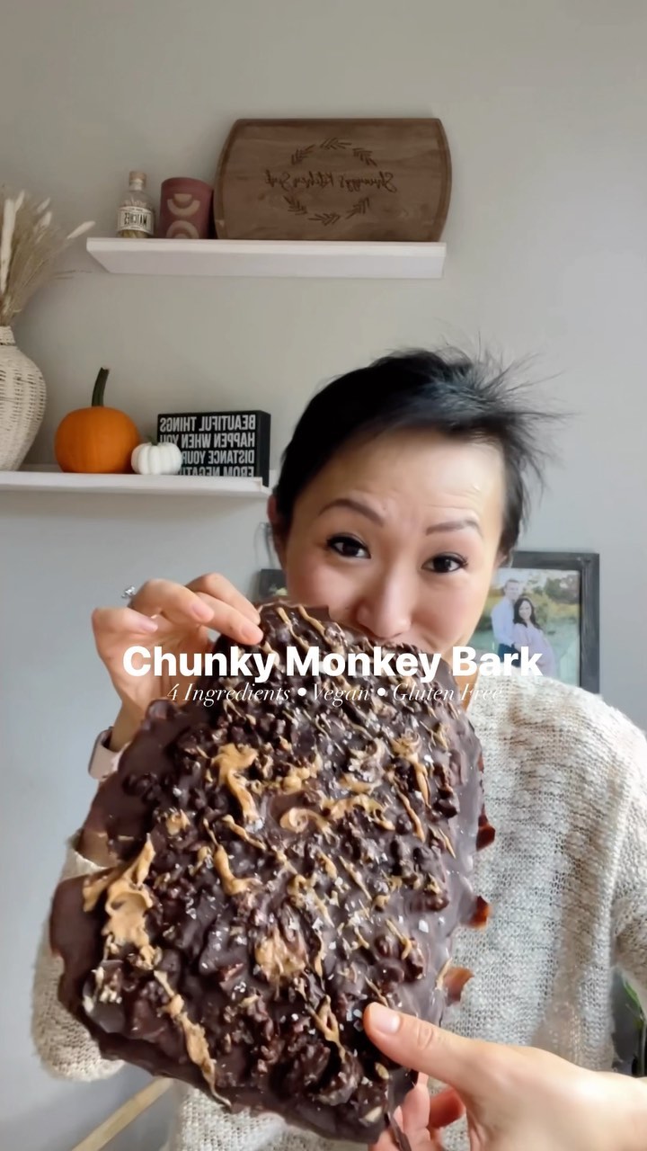 Chunky Monkey Chocolate Bark