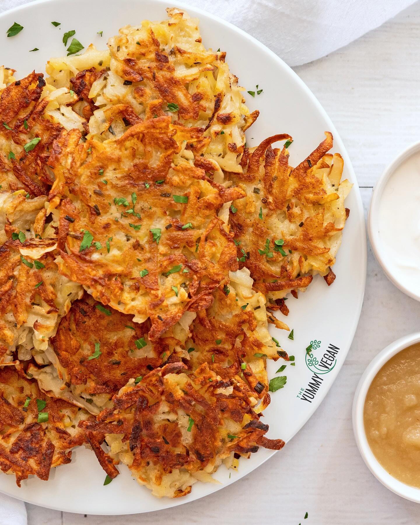 Vegan Potato Latkes for Hanukkah