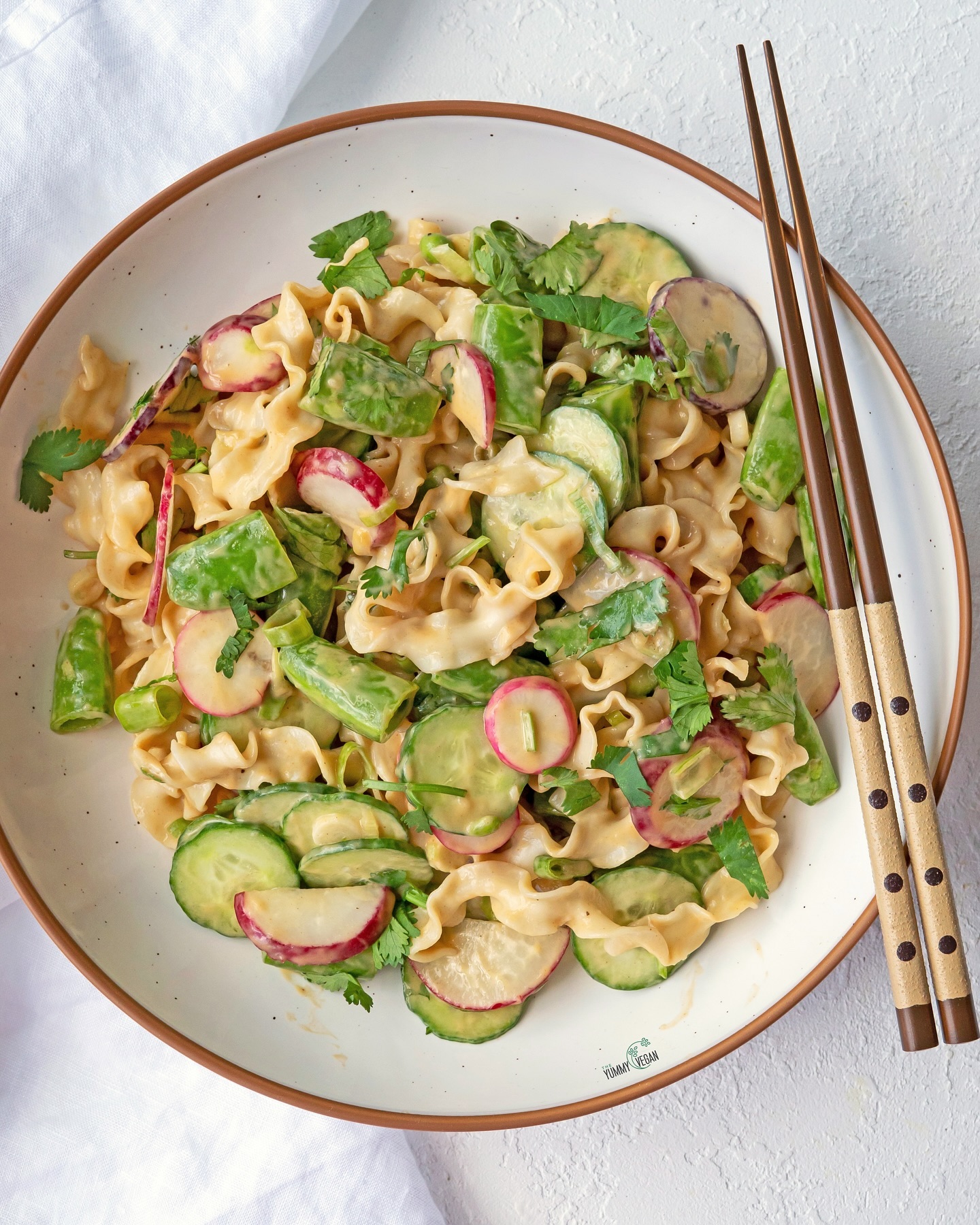 Cold Peanut Noodle Salad