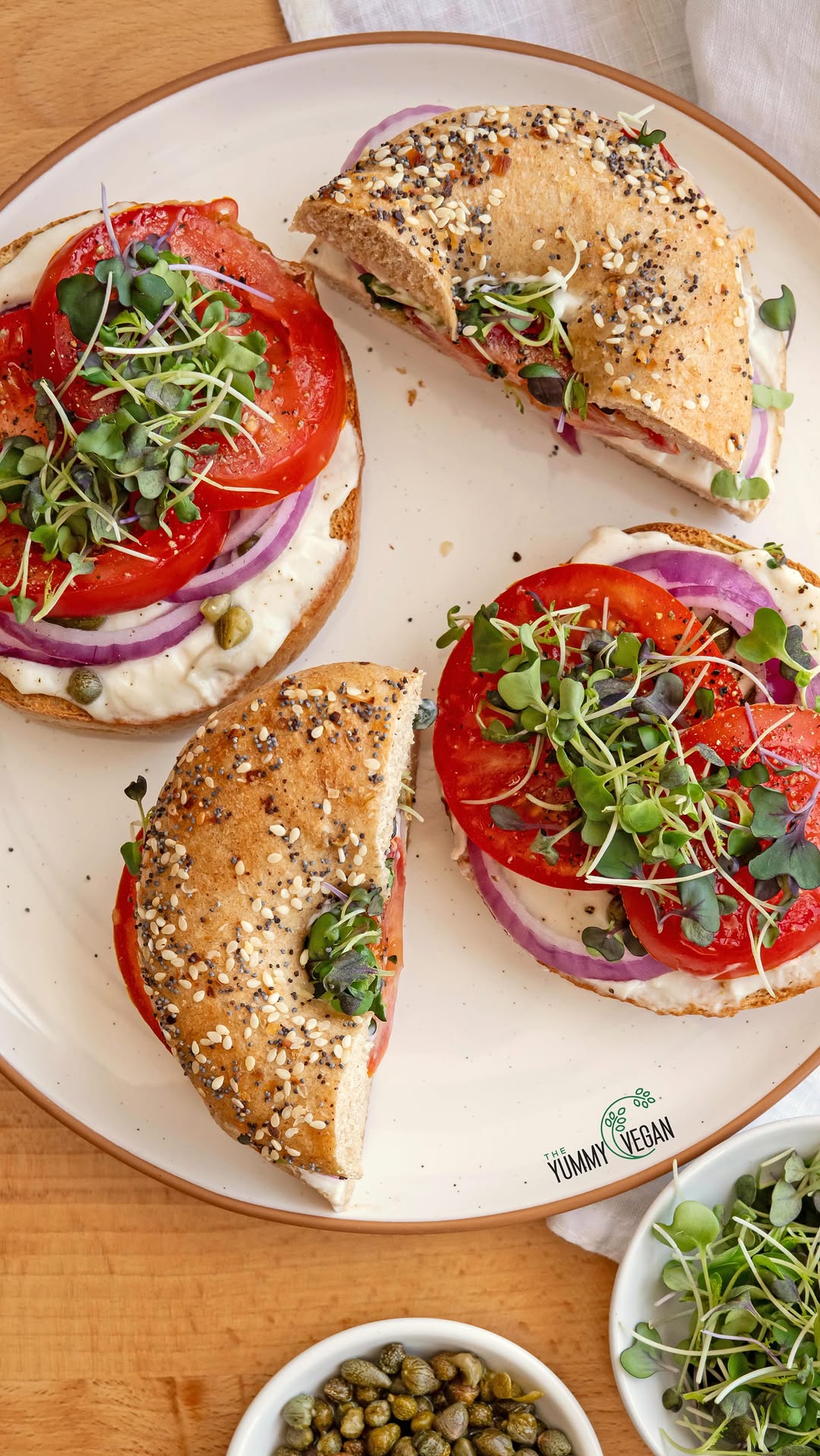 Fully Loaded Sprouted Everything Bagel