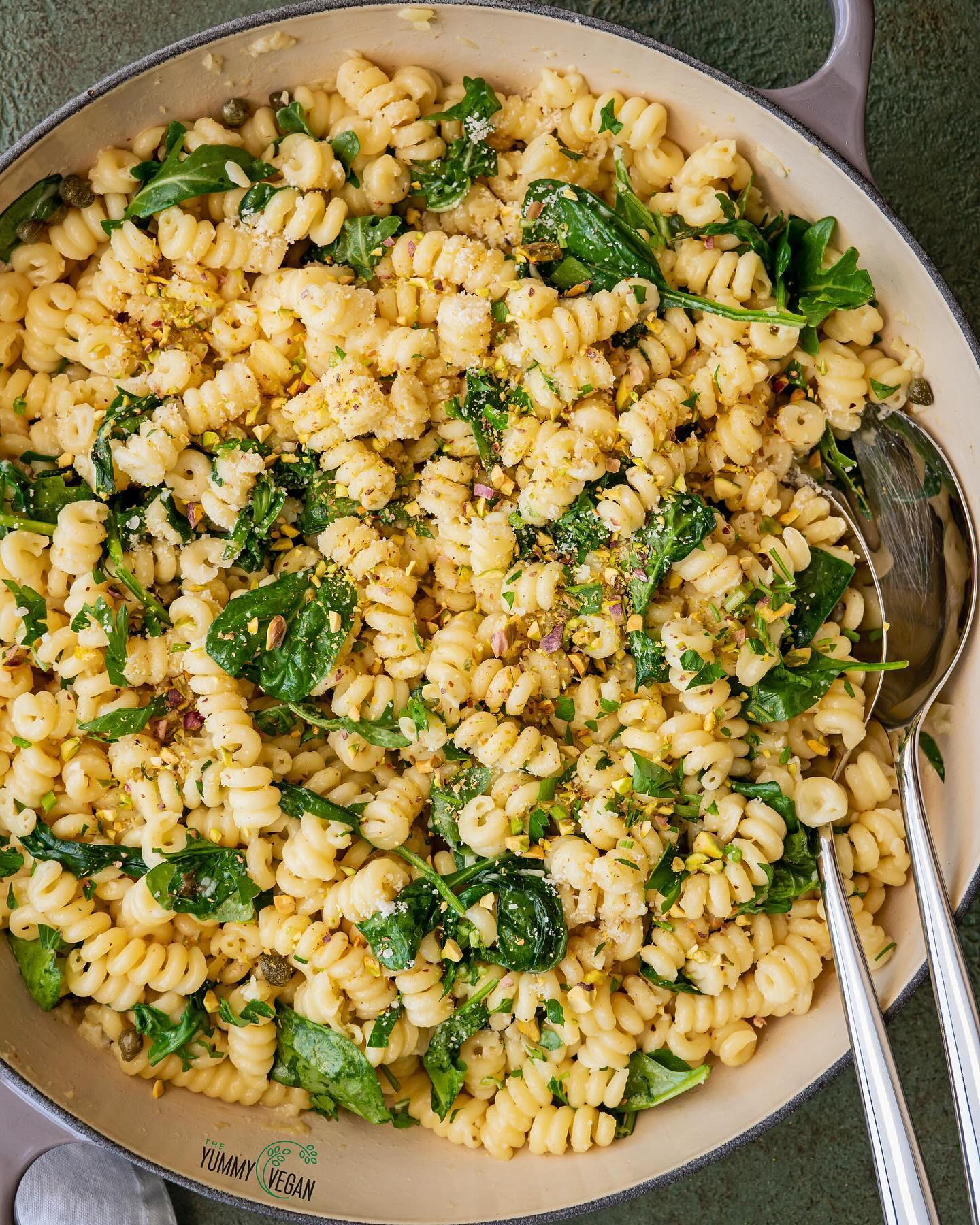 Pasta with Butter, Garlic, and Greens