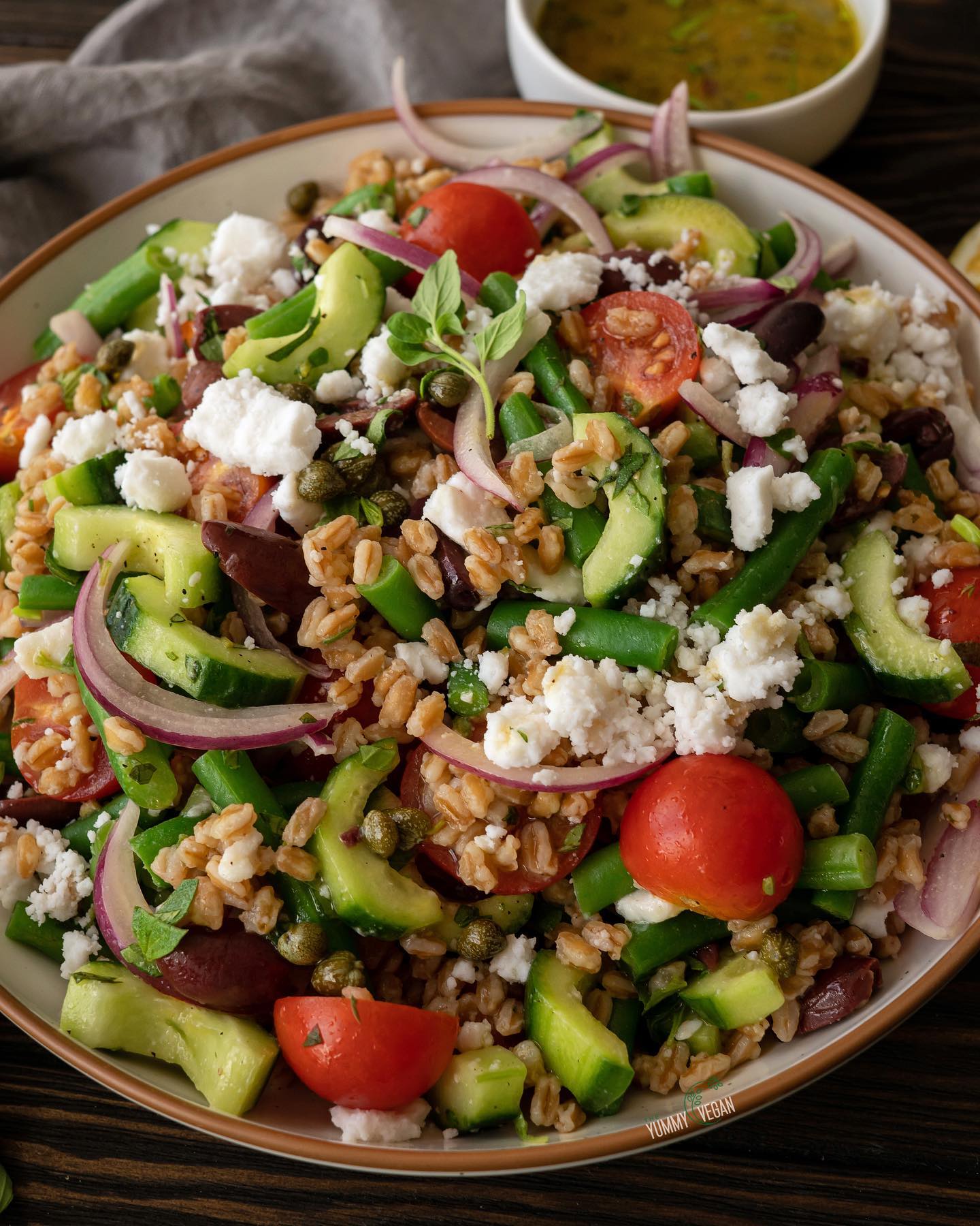 Greek Inspired Farro Salad