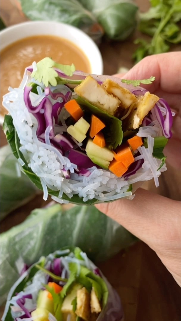Crispy Tofu Summer Rolls