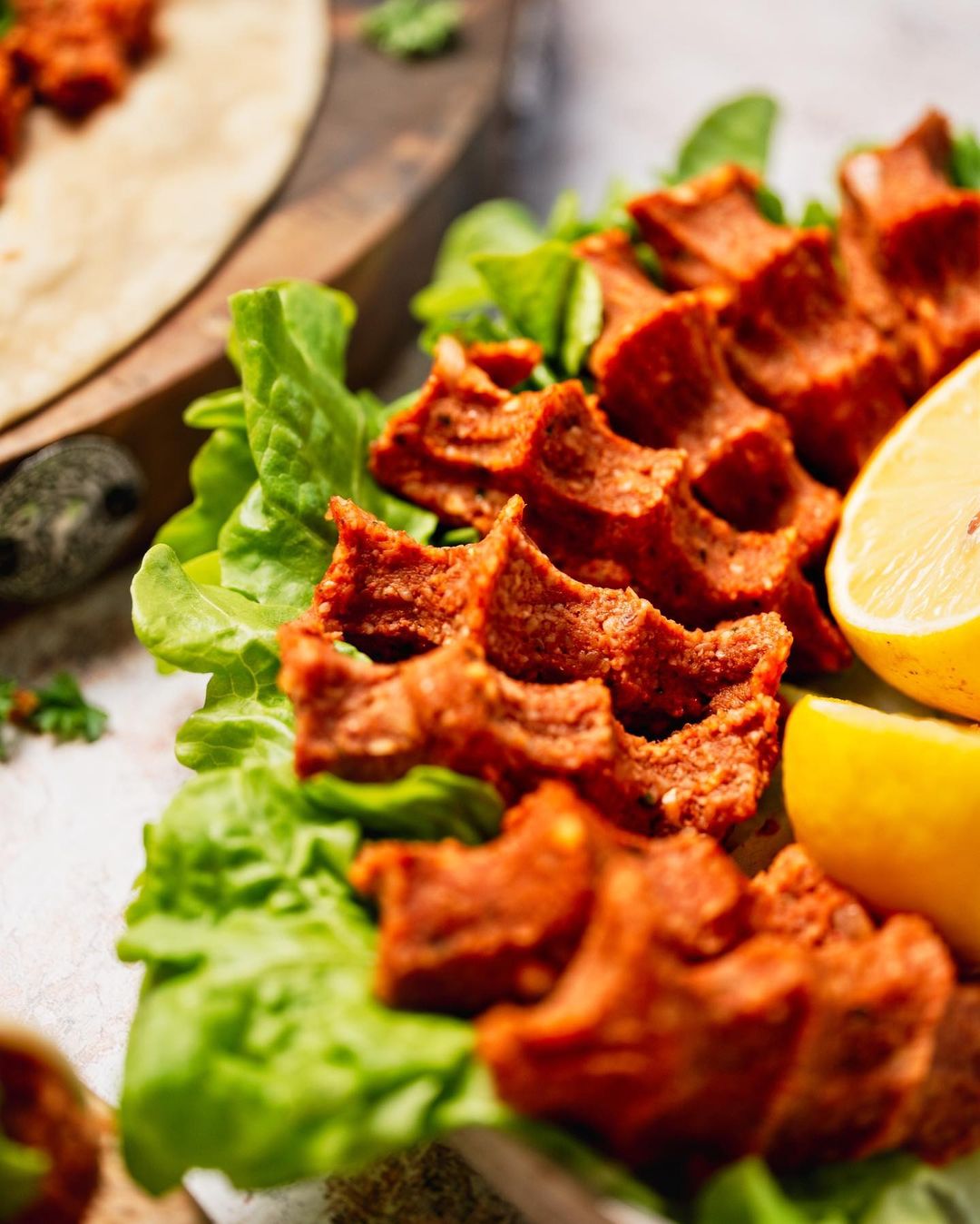 Vegan Turkish Raw Meatballs with Pomegranate