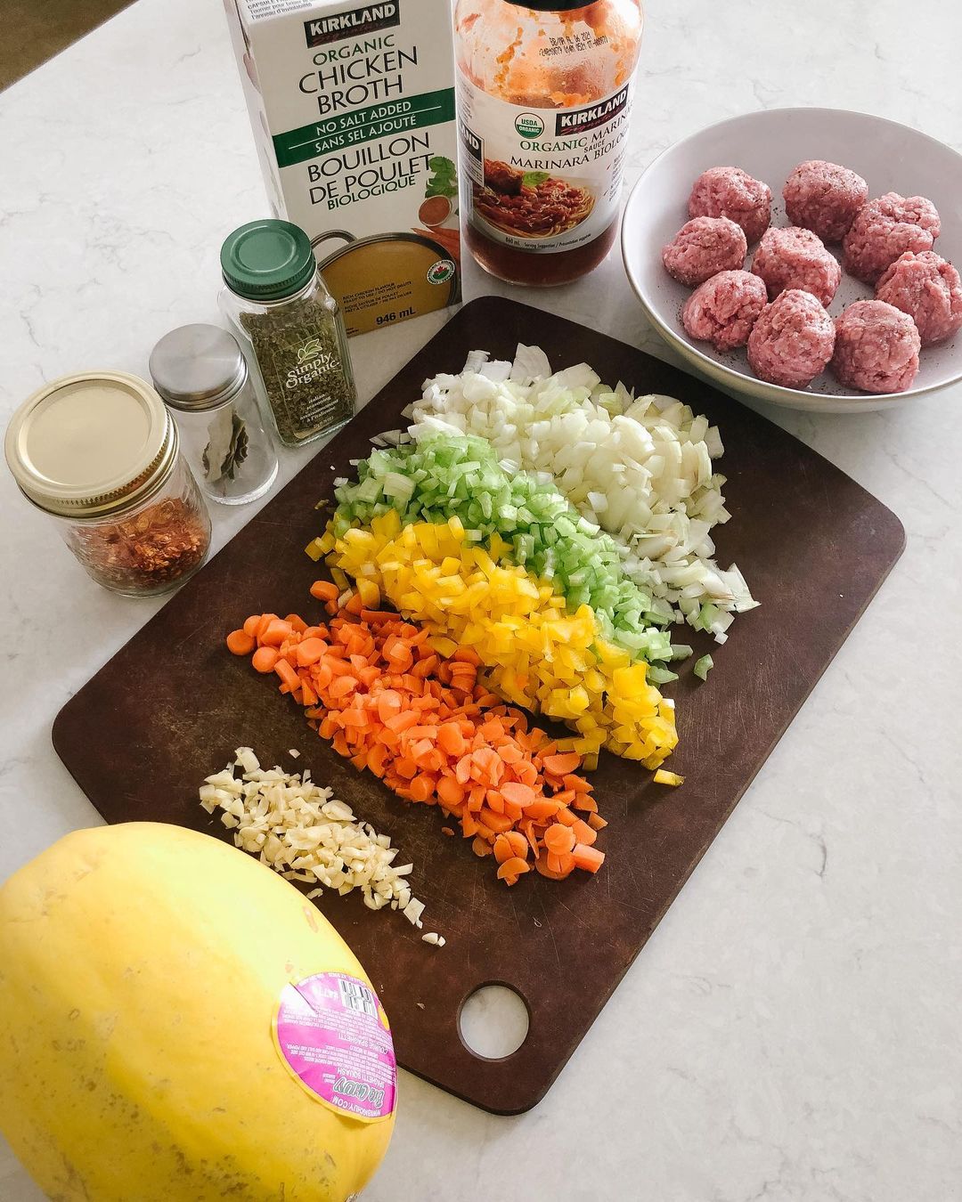 Spaghetti Squash Bolognese with Veggie Sauce