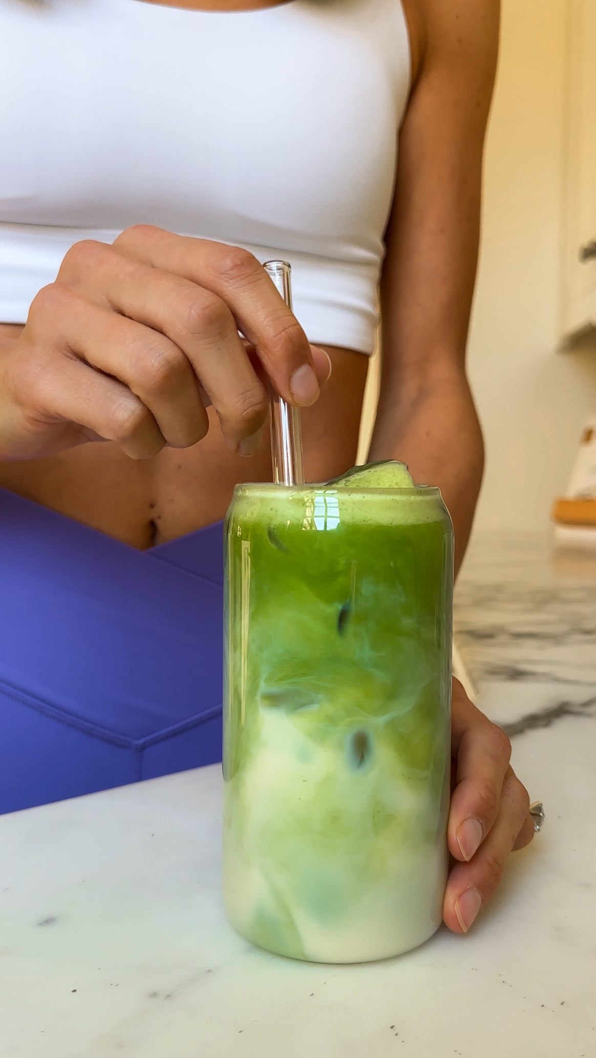 Perfect Iced Matcha Latte