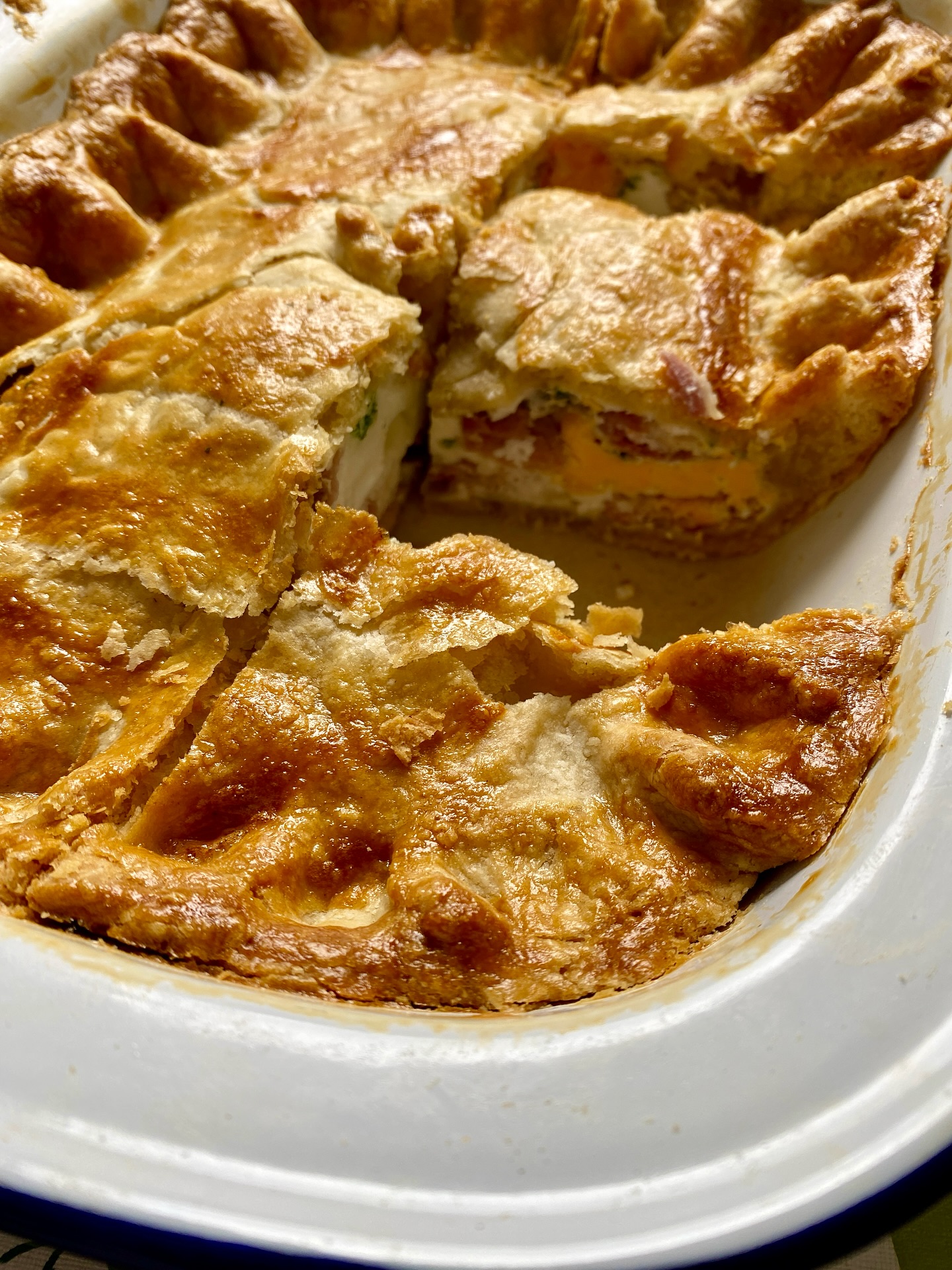 Cornish Bacon and Egg Pie