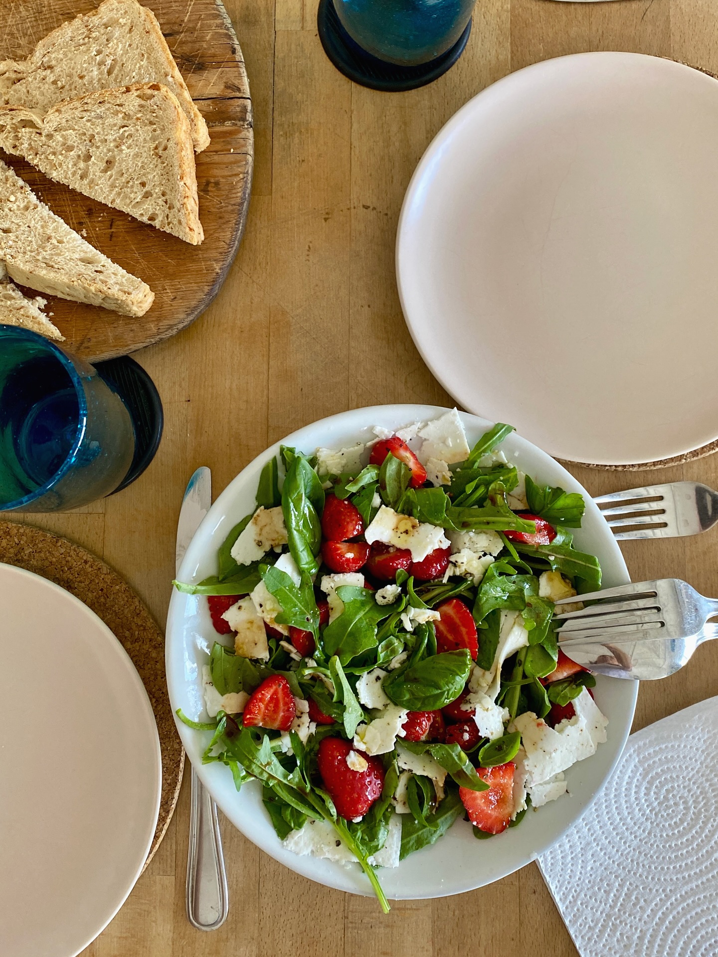 Strawberry and Goat Cheese Salad