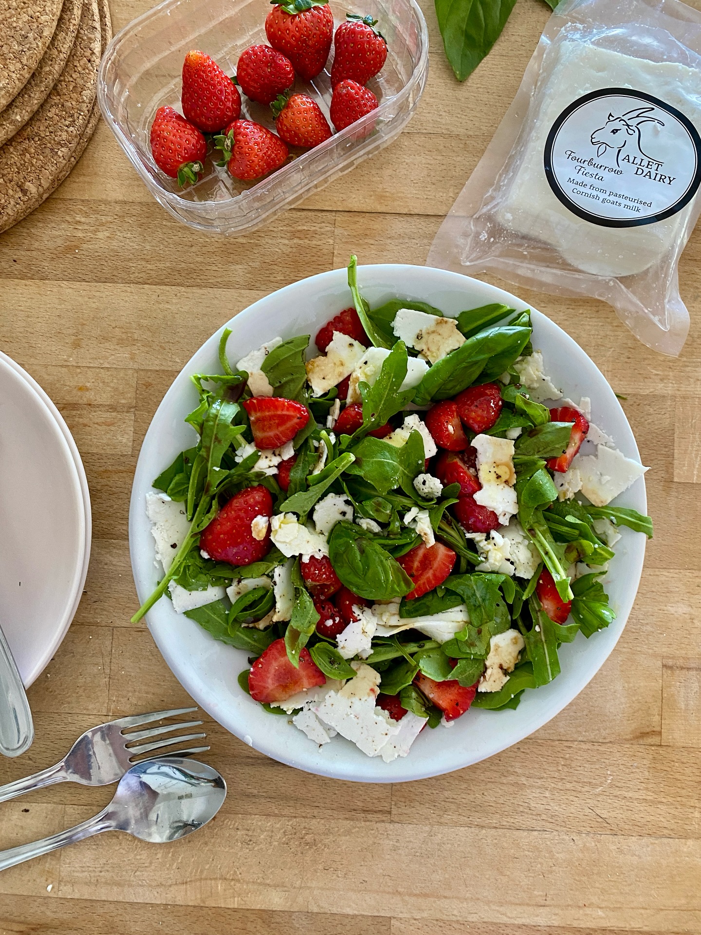 Strawberry and Goat Cheese Salad