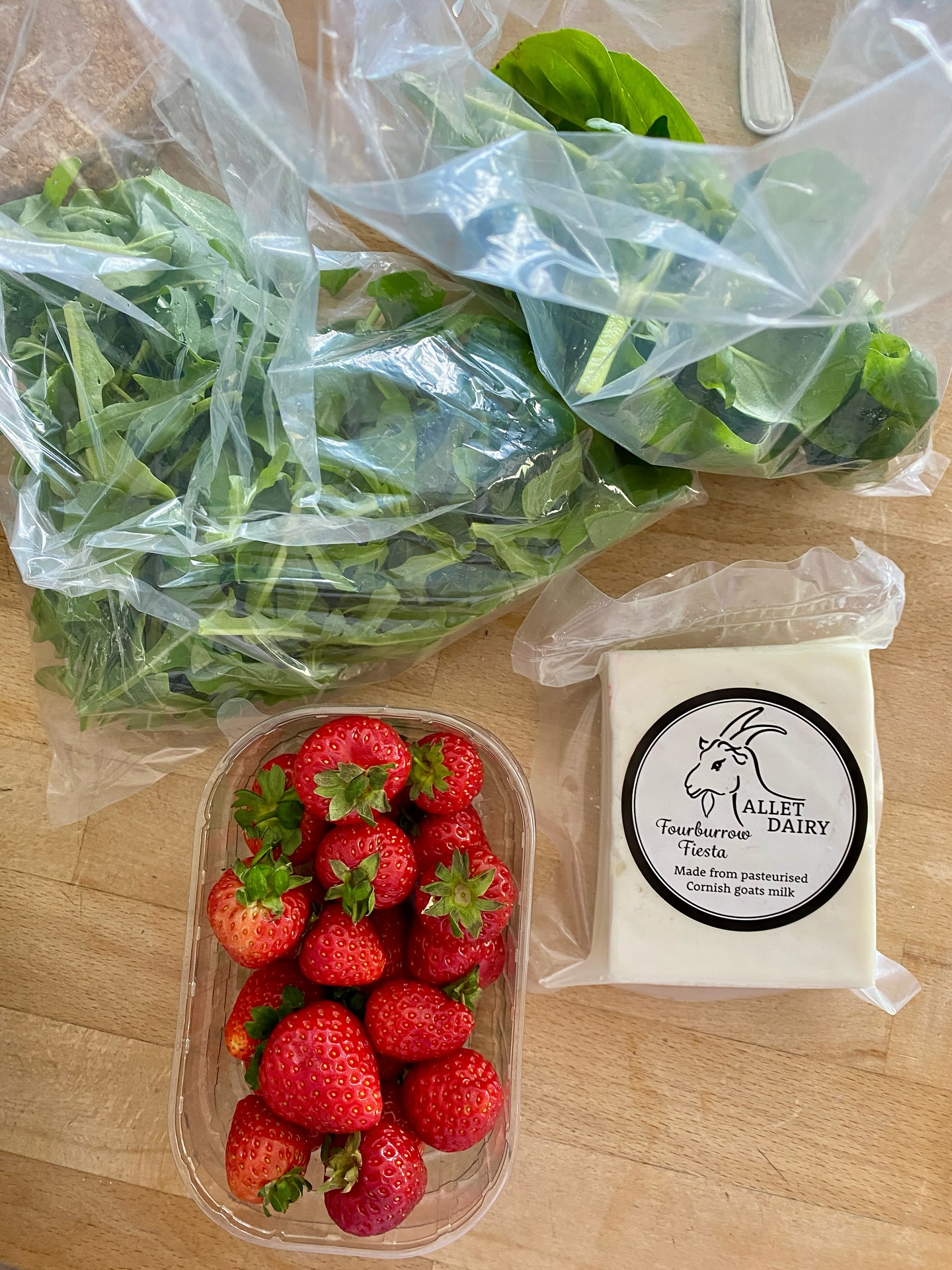 Strawberry and Goat Cheese Salad