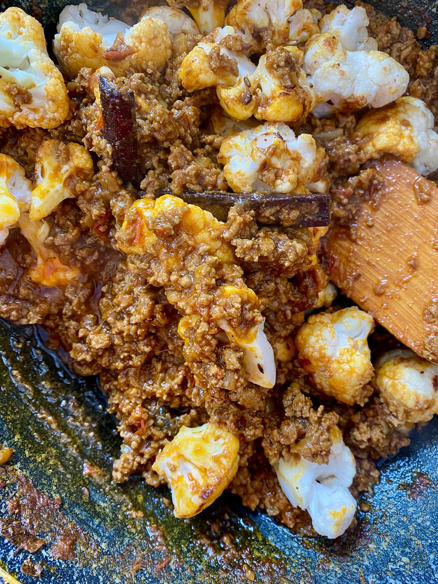 Pakistani Keema Gobi Curry