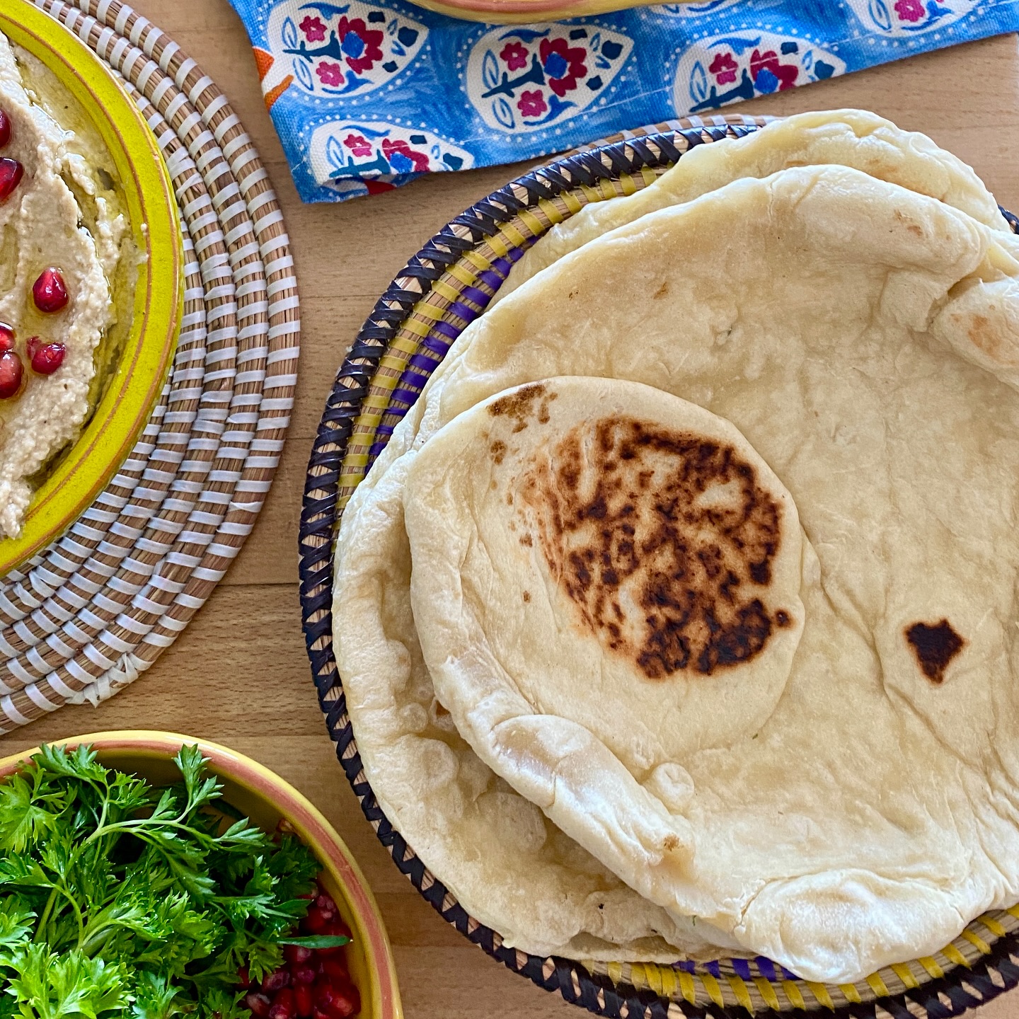 Soft and Fluffy Flatbreads