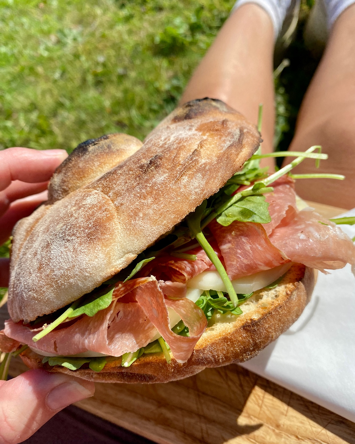 Italian Golfetta Salami Panino