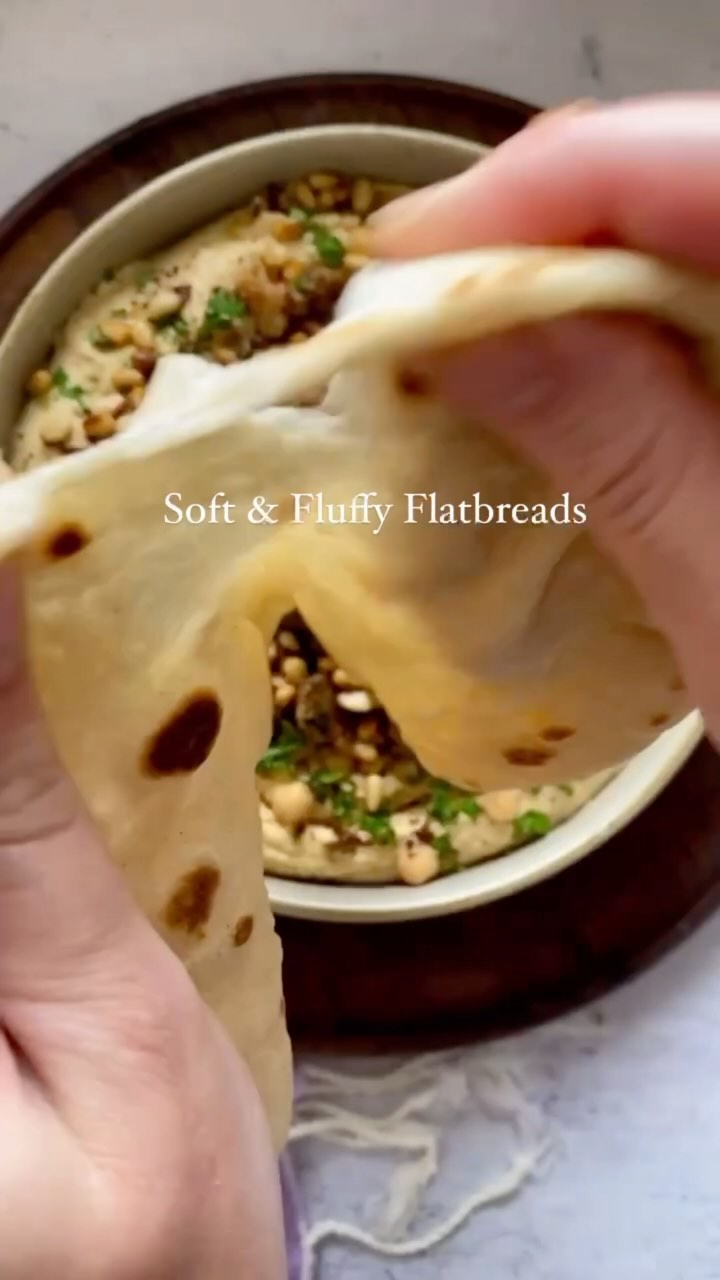 Soft and Fluffy Flatbreads