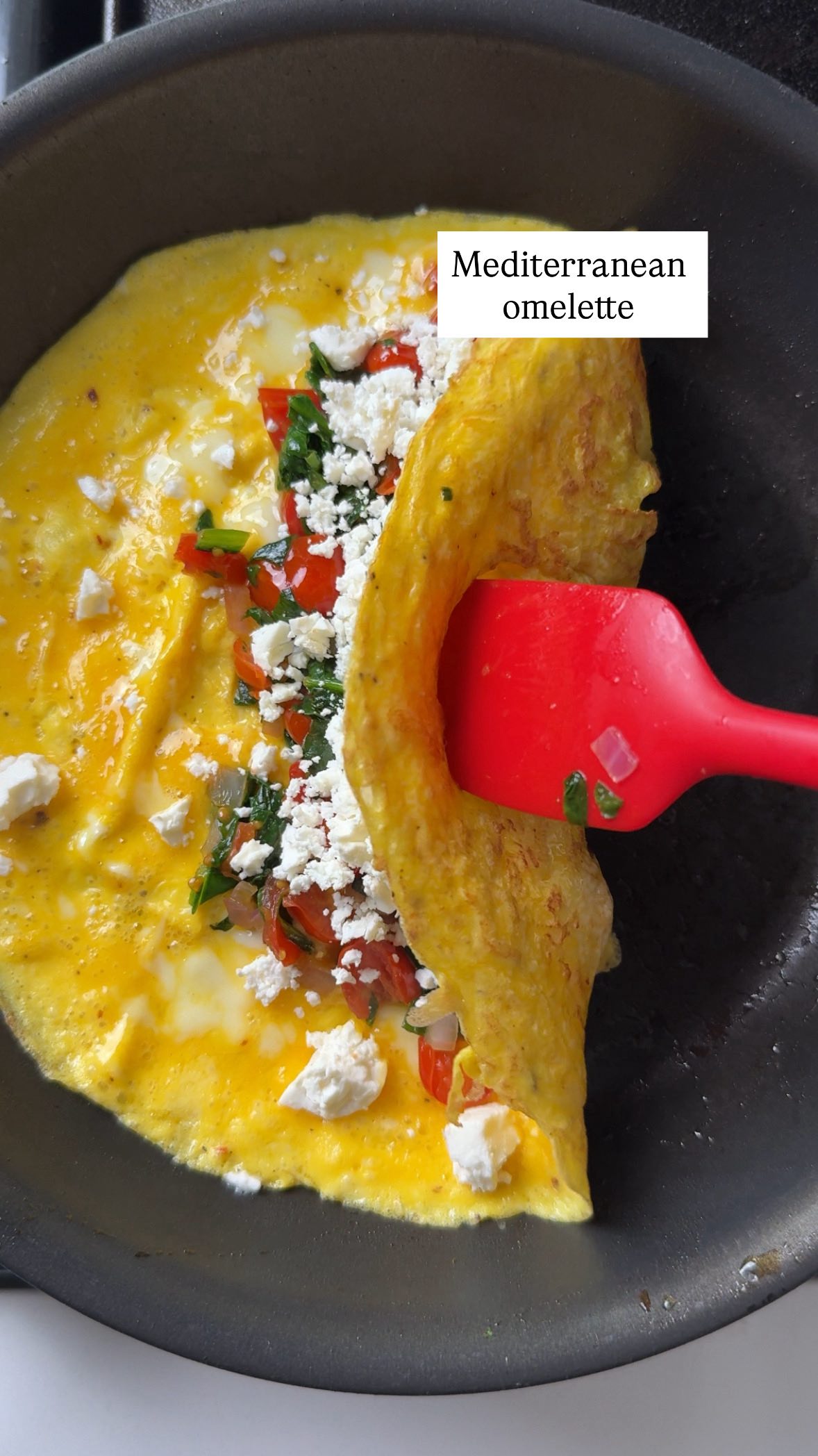 Simple Mediterranean Vegetable Omelette