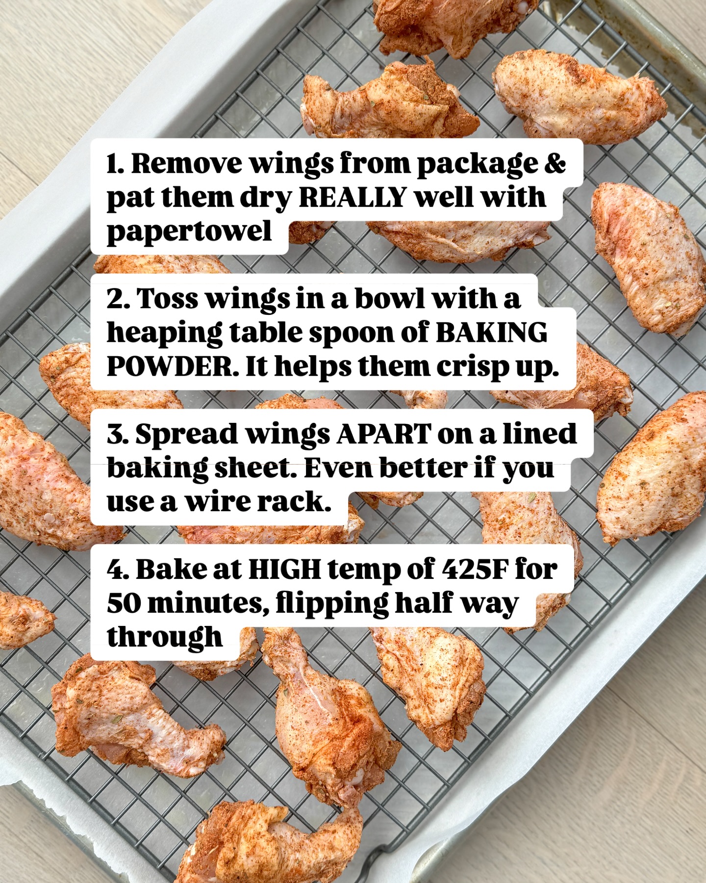Homemade Crispy Chicken Wings Two Ways