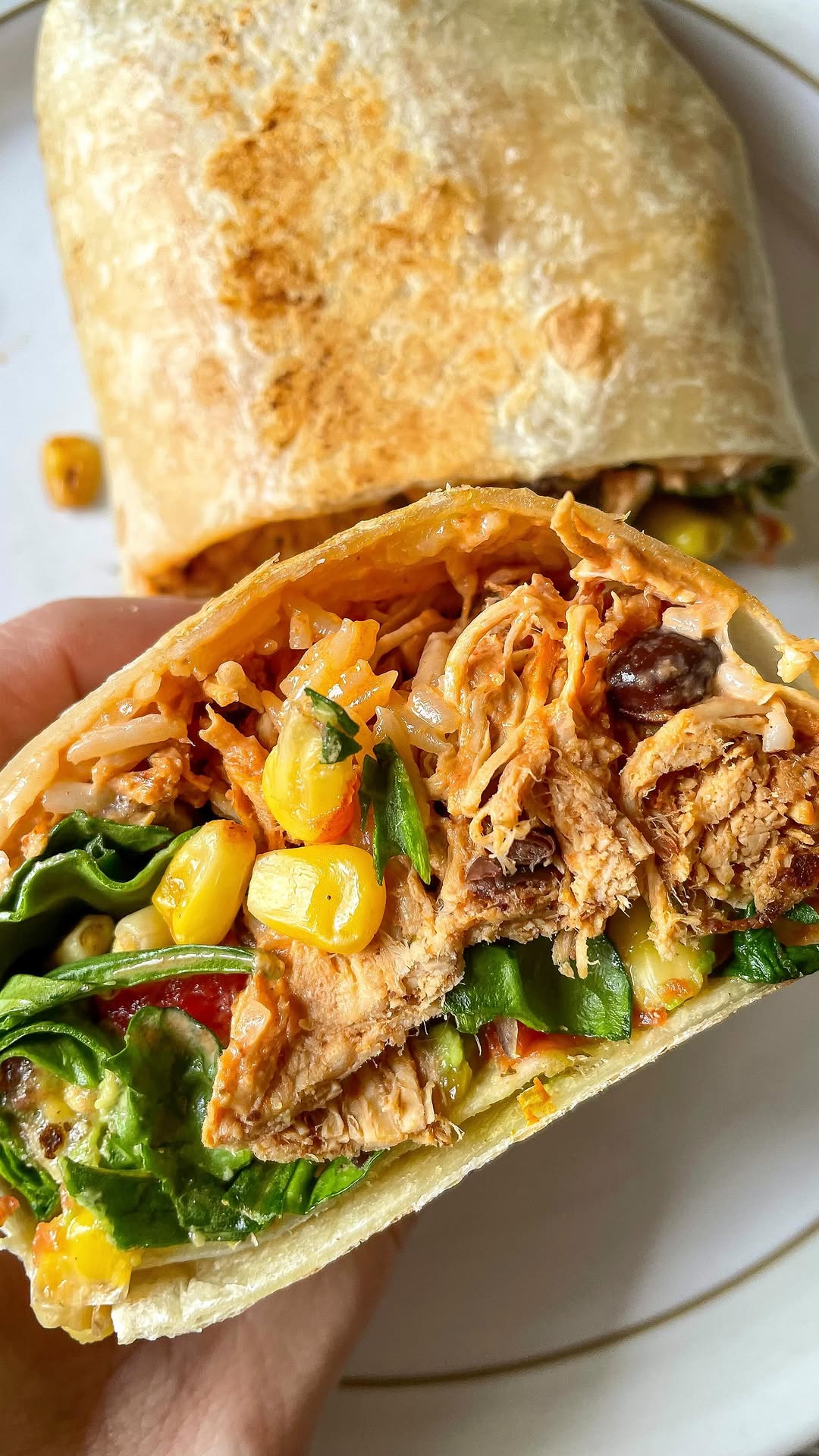Quick and Easy Loaded Chicken Burritos