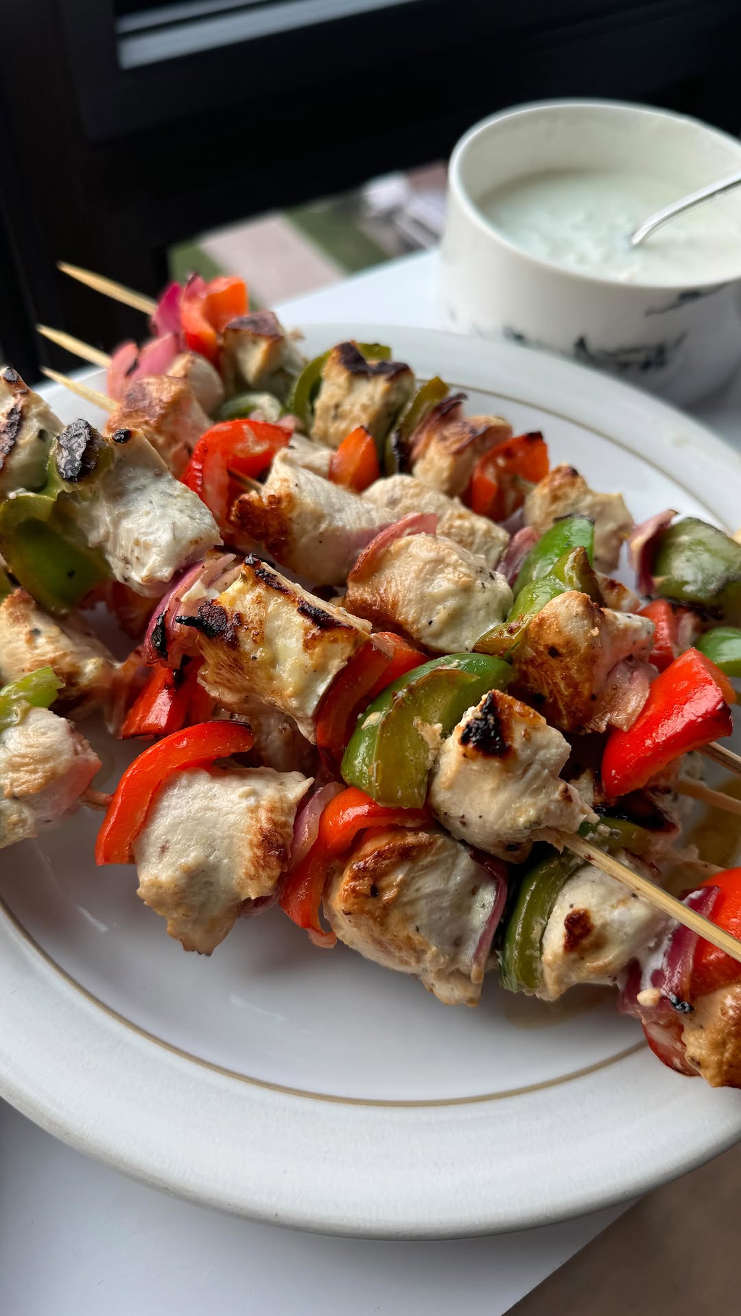 Greek-Inspired Chicken and Veggie Skewers