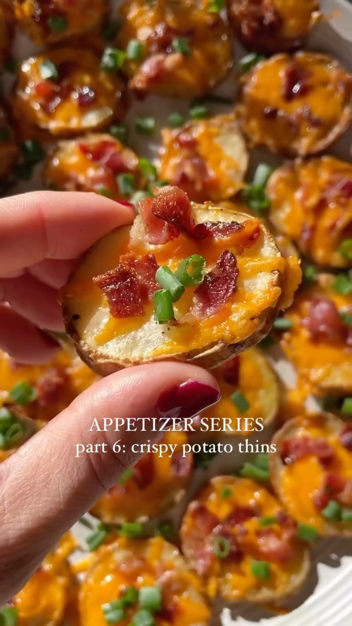 Crispy Baked Potato Thins
