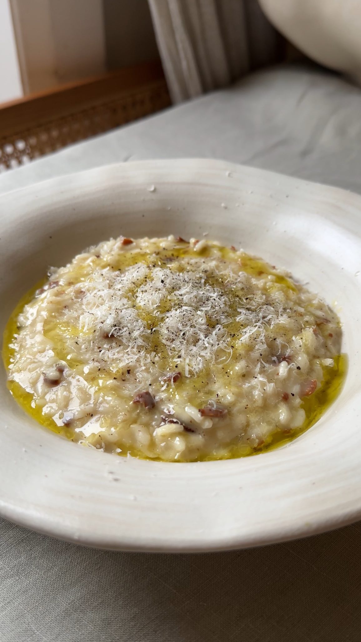 Rich Umami Jerusalem Artichoke Risotto